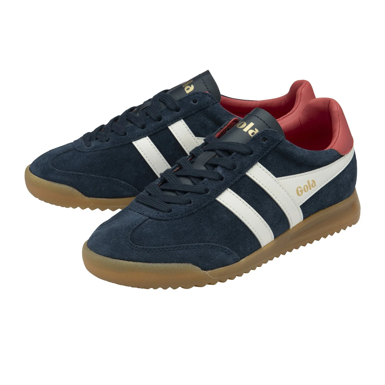 Gola Torpedo Sneaker (Women) - Navy/Off White/Coral - Image 3