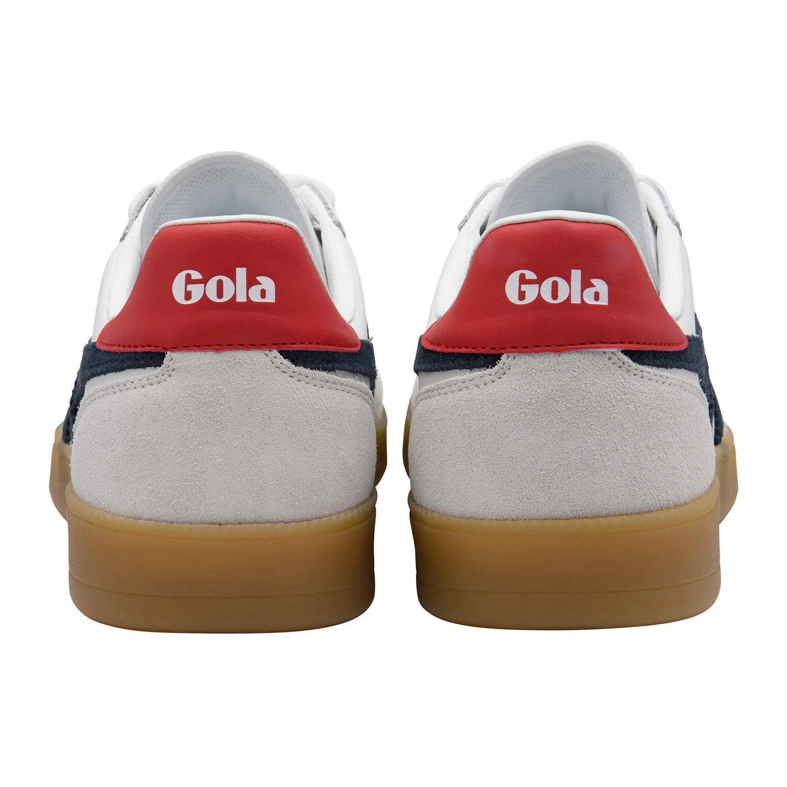 Gola Viper Leather Sneaker (Men) - White/Navy/Red/Gum - Image 4