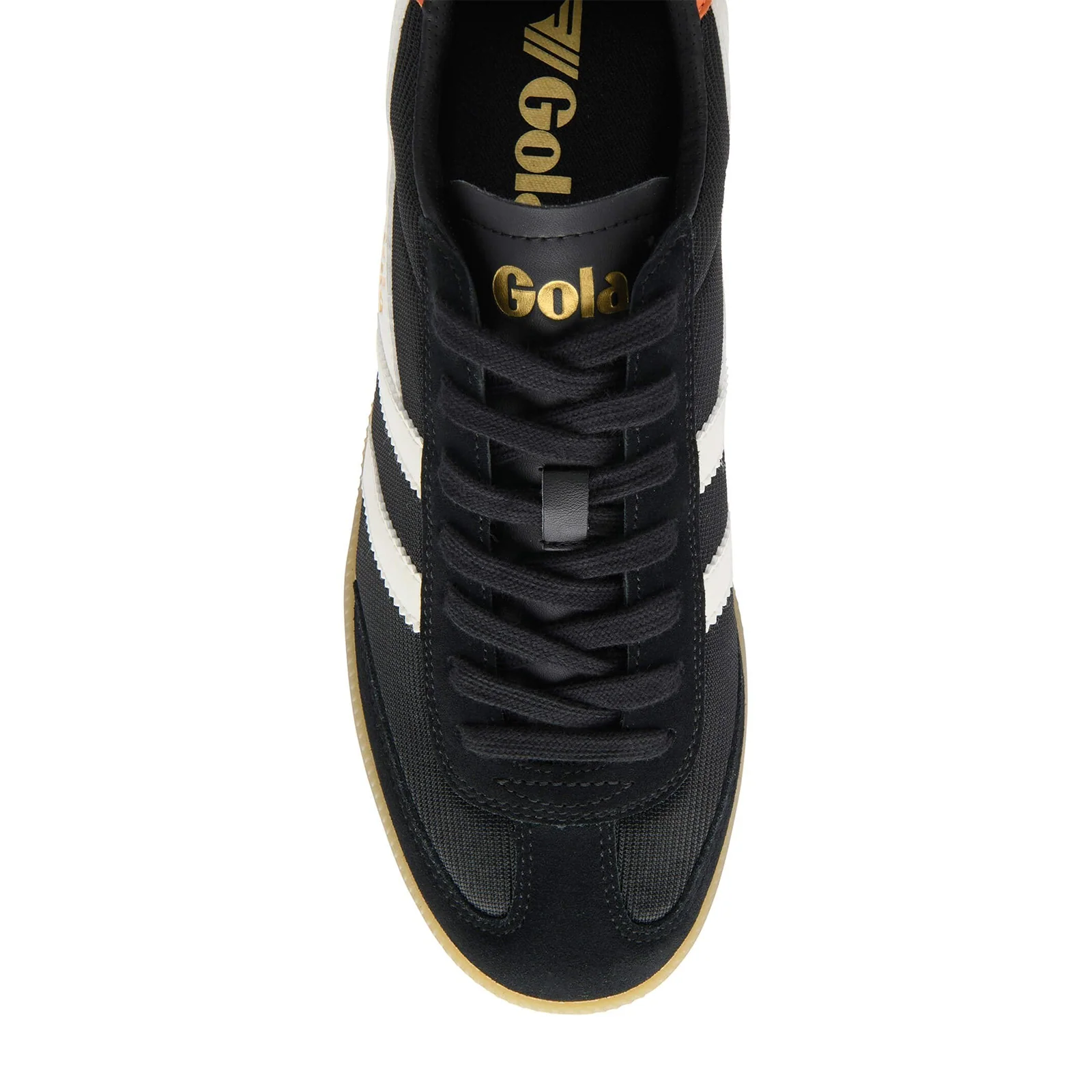 Gola Viper Mesh Sneaker (Men) - Black/Off White/Moody Orange/Gum - Image 5