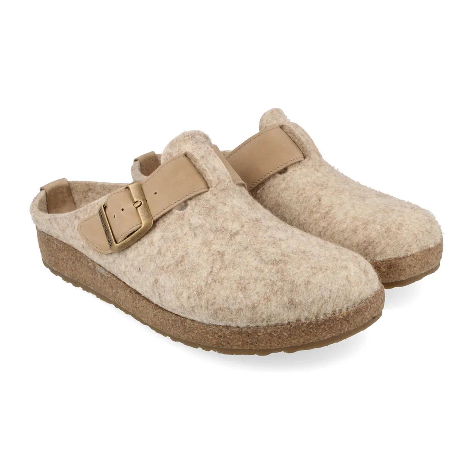Haflinger Buckle Clog (Women) - Natural