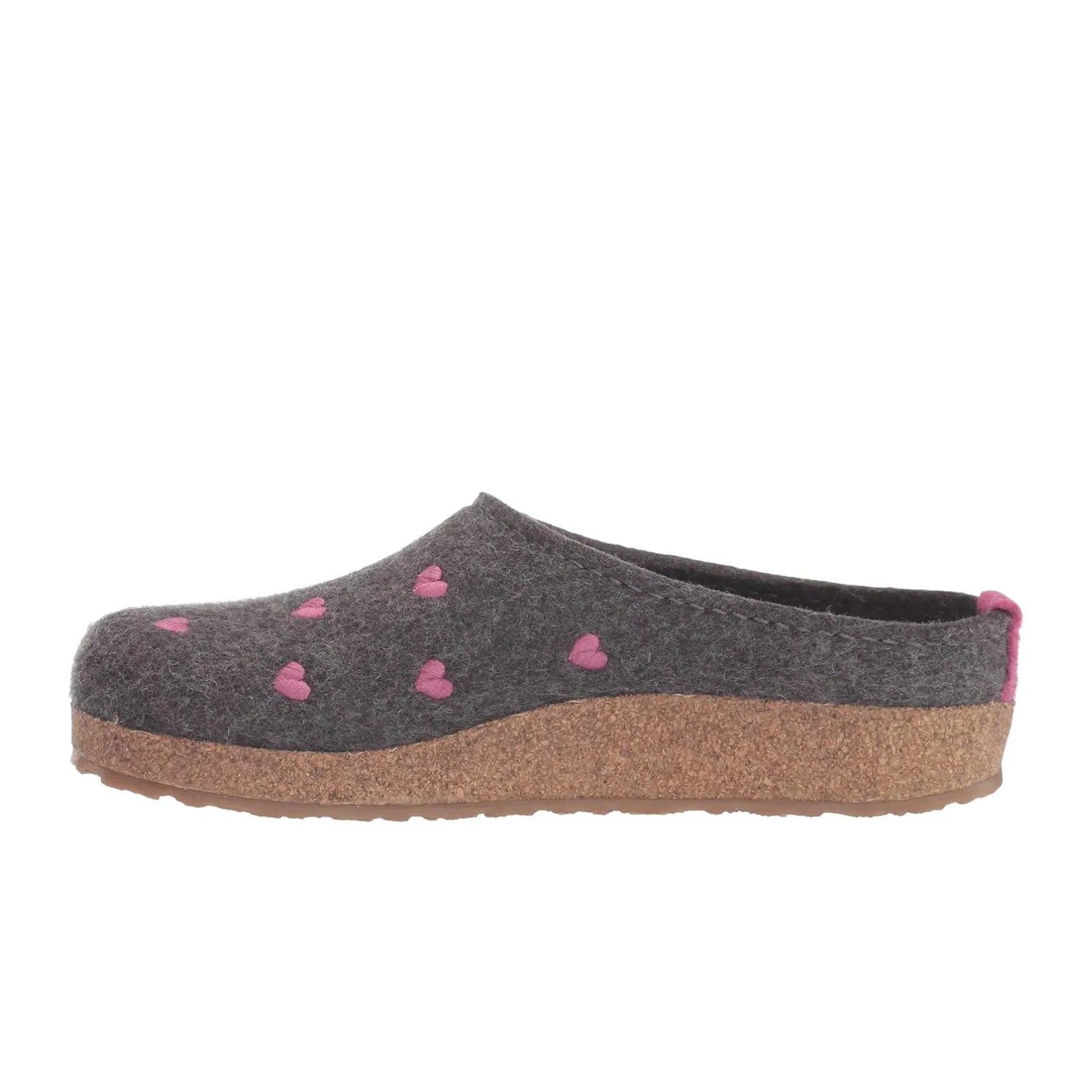 Haflinger Cuoricini Clog (Women) - Grey - Image 3