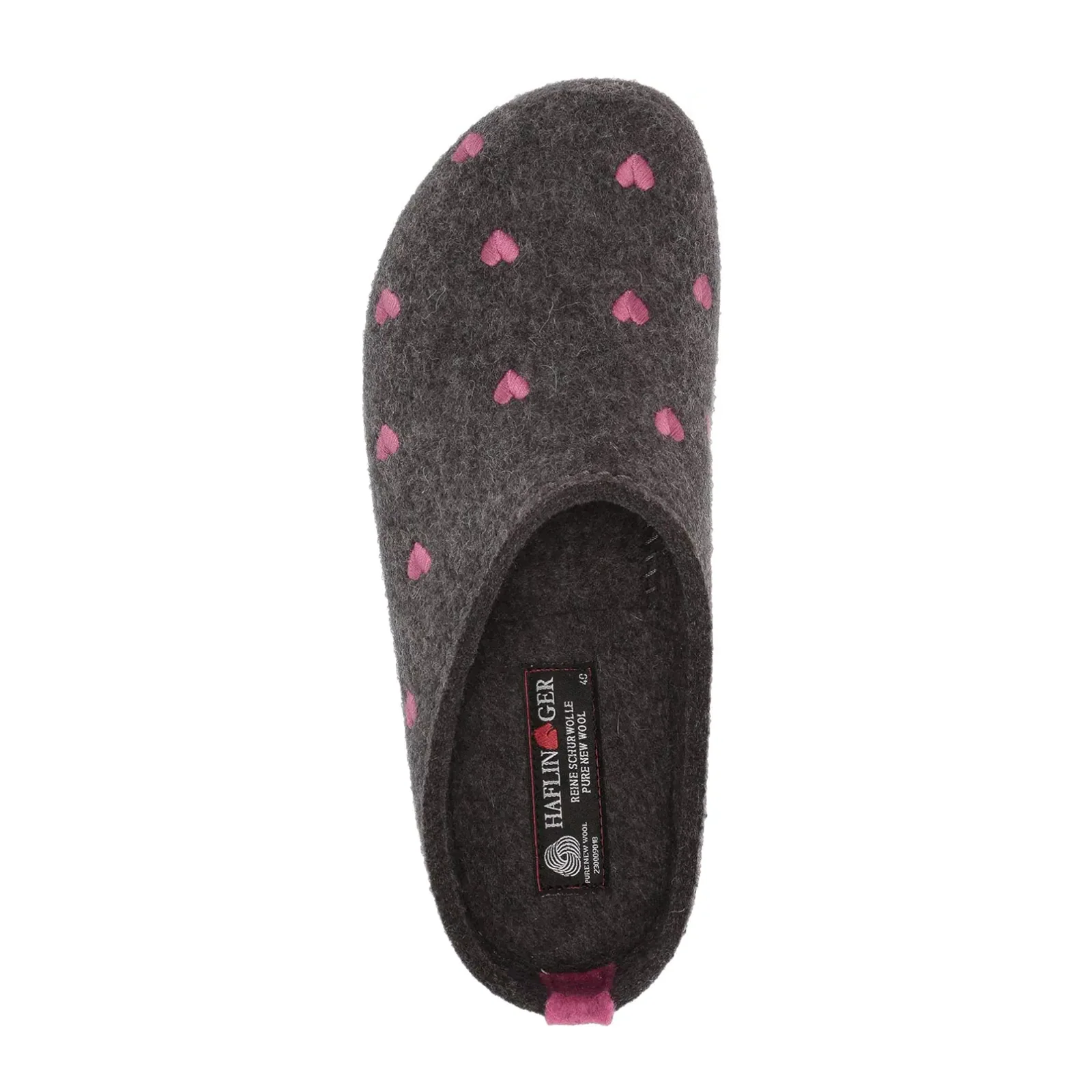 Haflinger Cuoricini Clog (Women) - Grey - Image 4