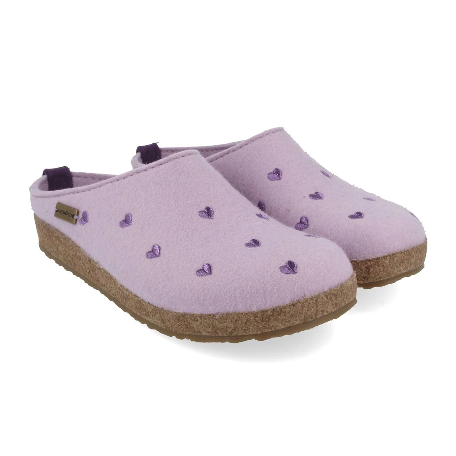 Haflinger Cuoricini Clog (Women) - Lilac