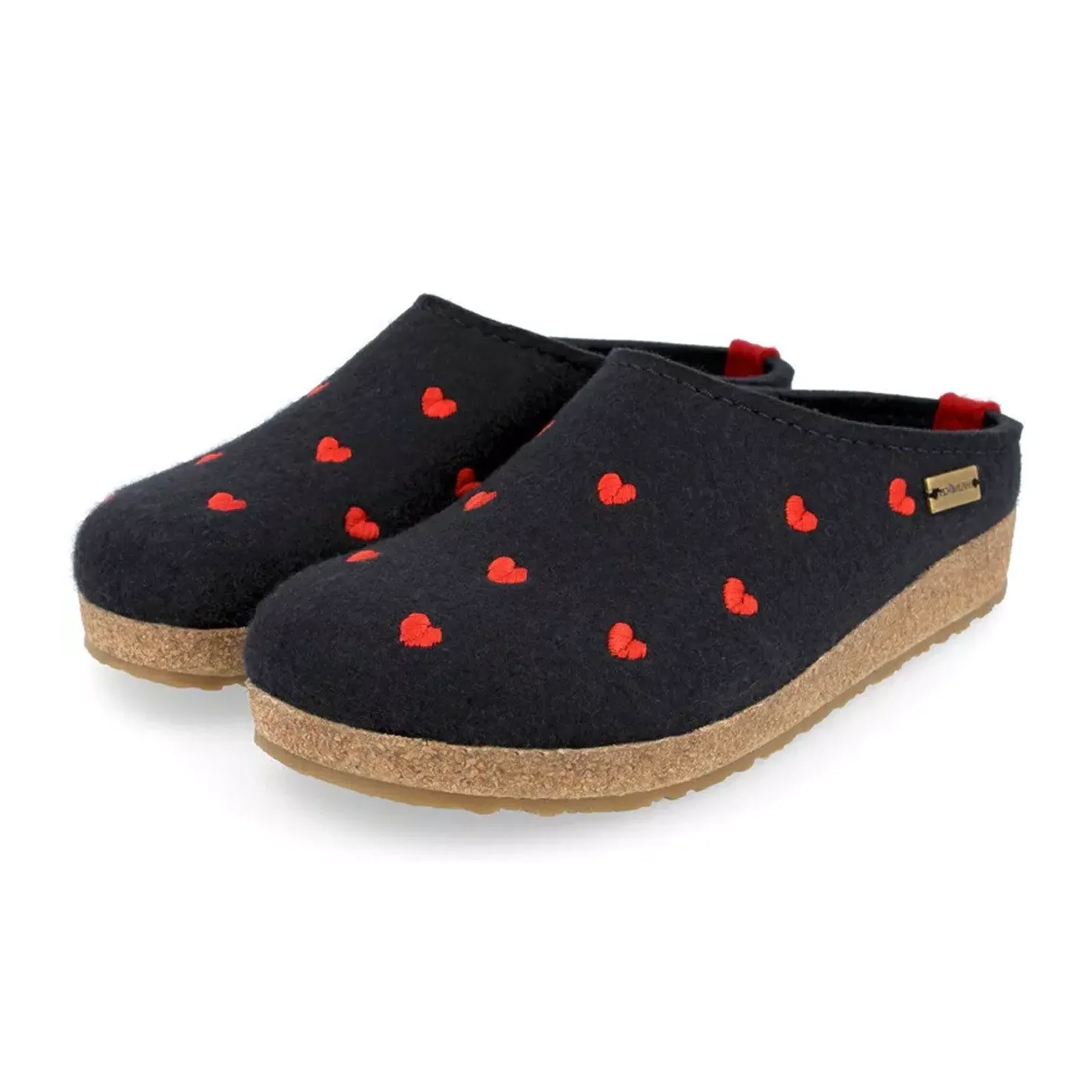 Haflinger Cuoricini Clog (Women) - Navy - Image 2