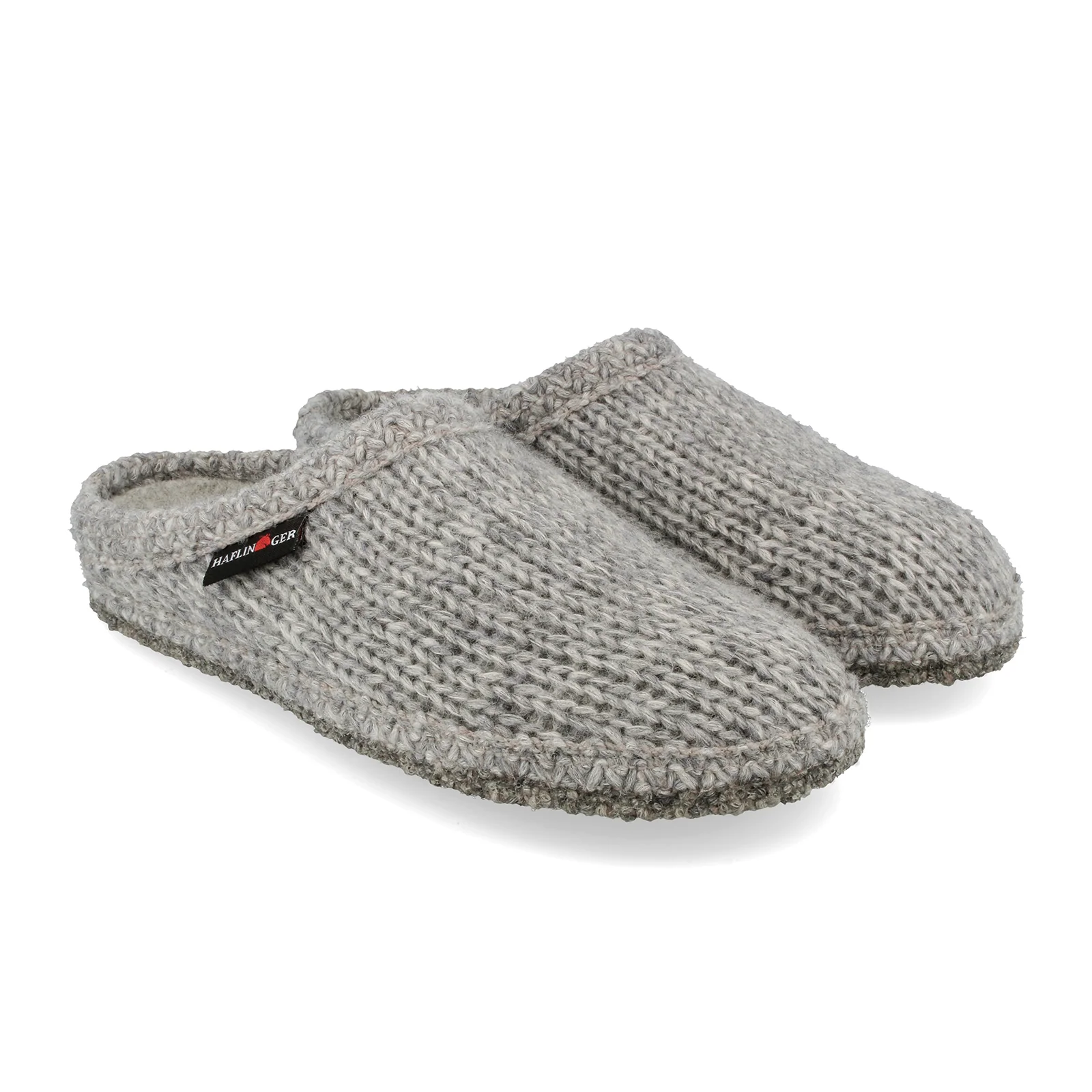 Haflinger De Punto Slipper (Women) - Silver Grey