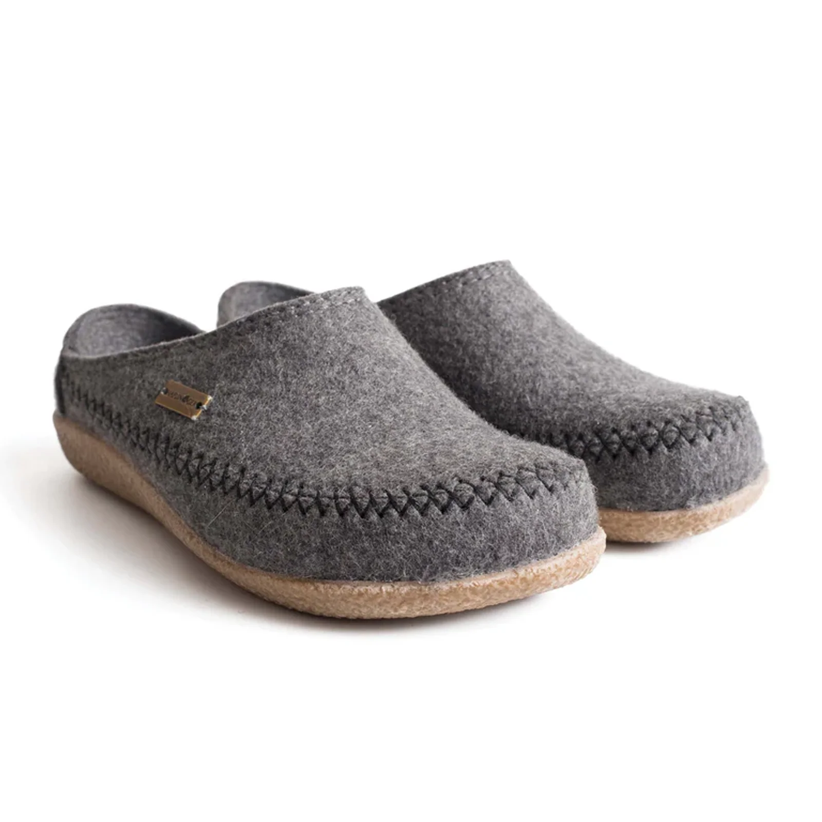 Haflinger Fletcher Slipper (Unisex) - Grey