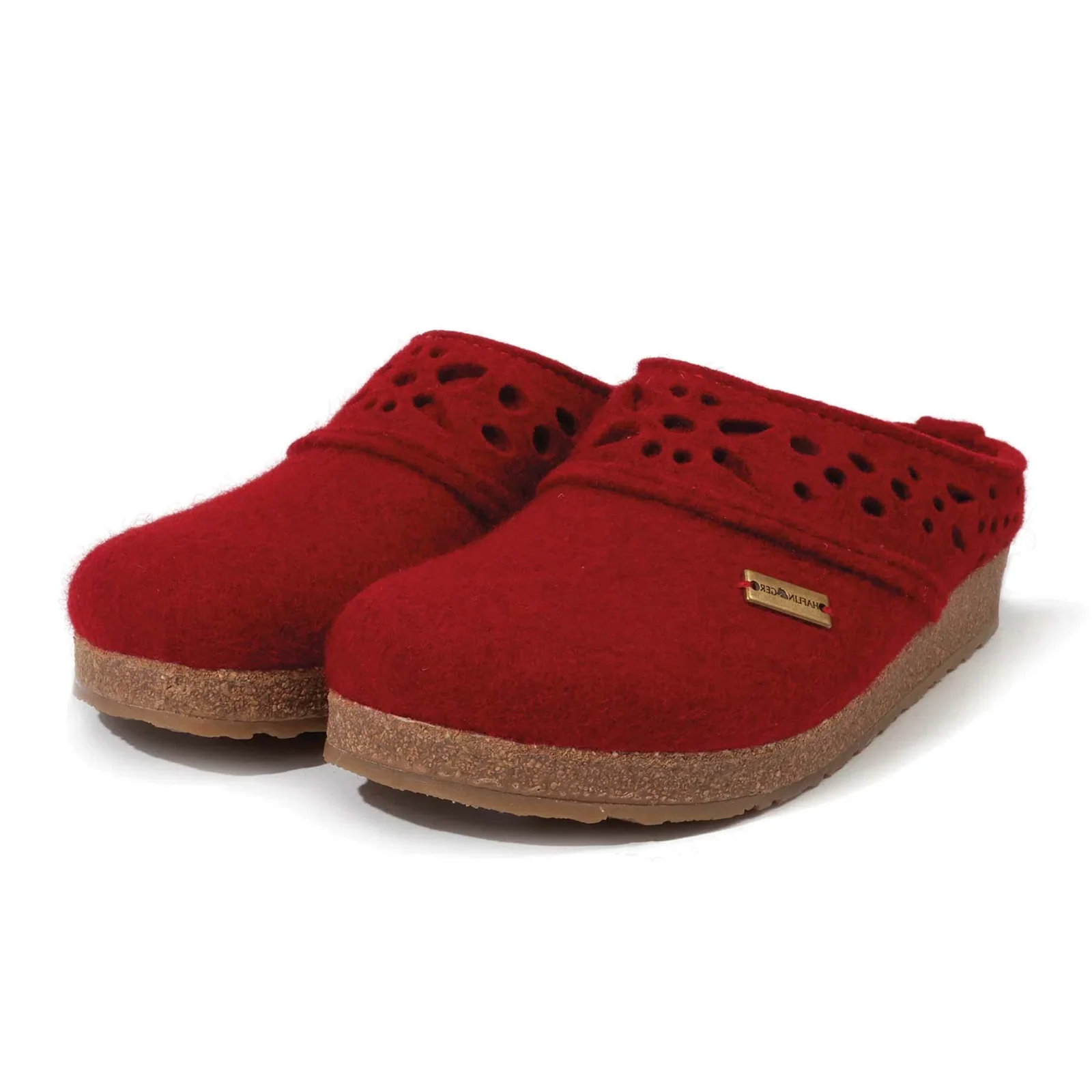 Haflinger Lacey Clog (Unisex) - Chili Red - Image 2