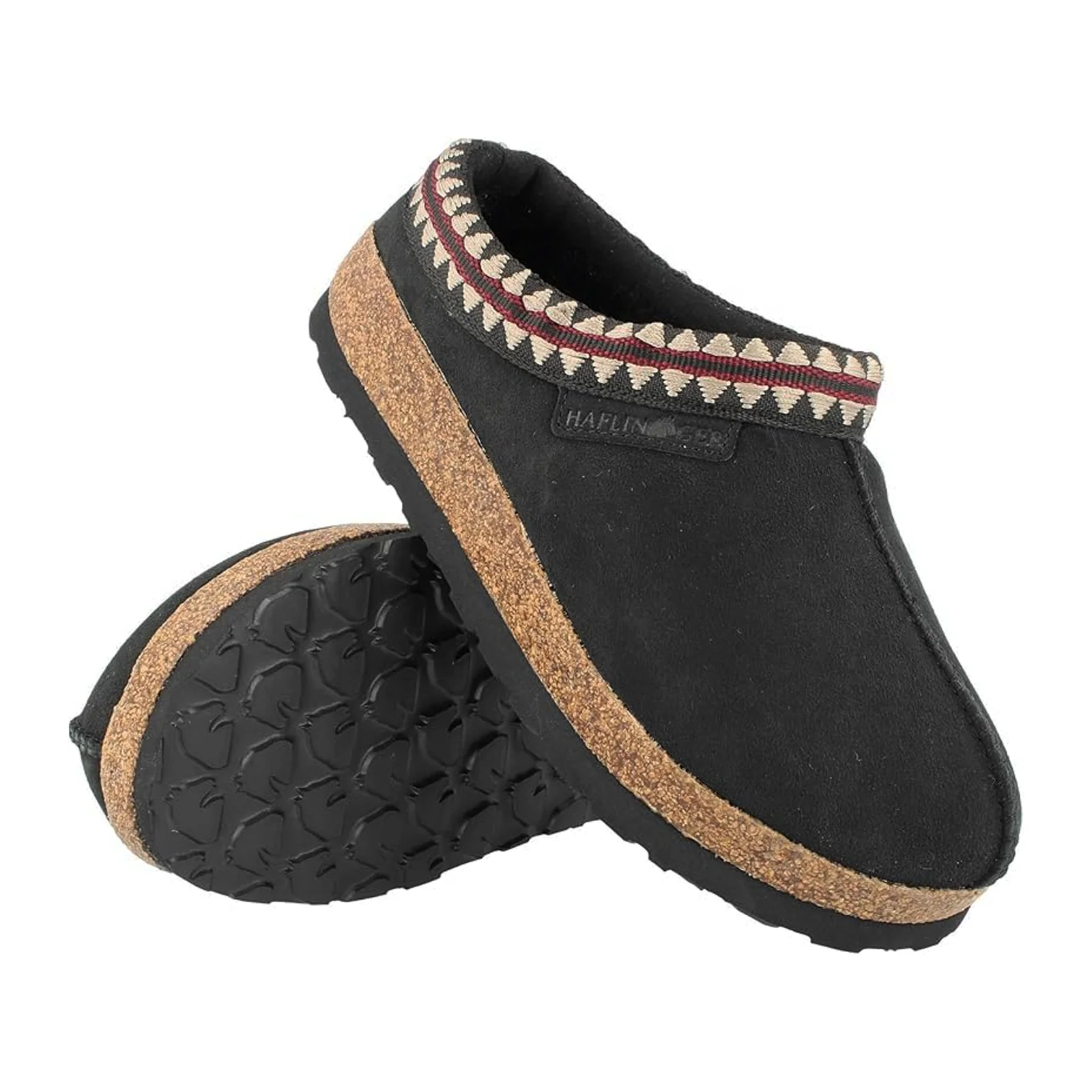 Haflinger Lakota Clog (Unisex) - Black - Image 2