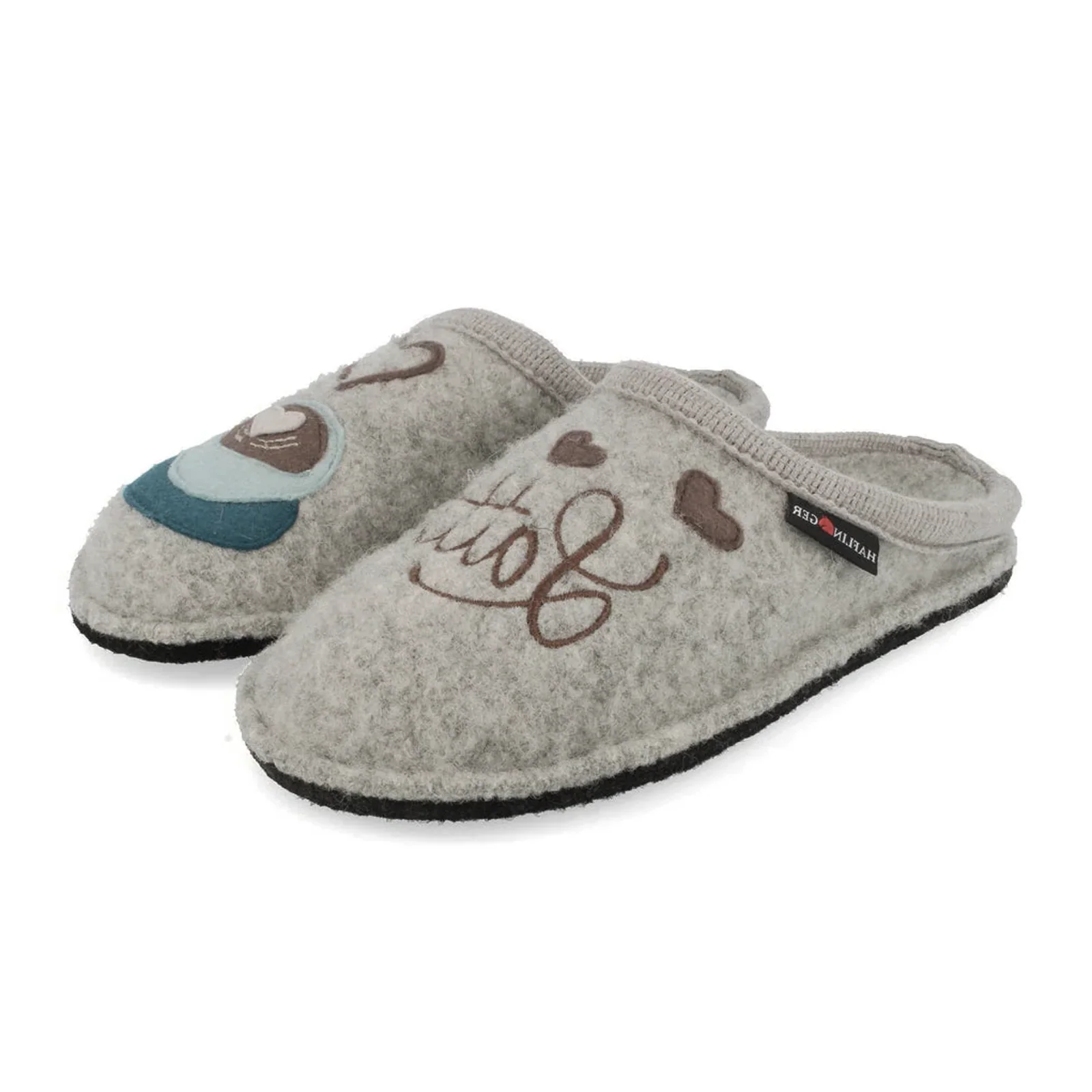 Haflinger Latte Slipper (Women) - Silver Grey - Image 2