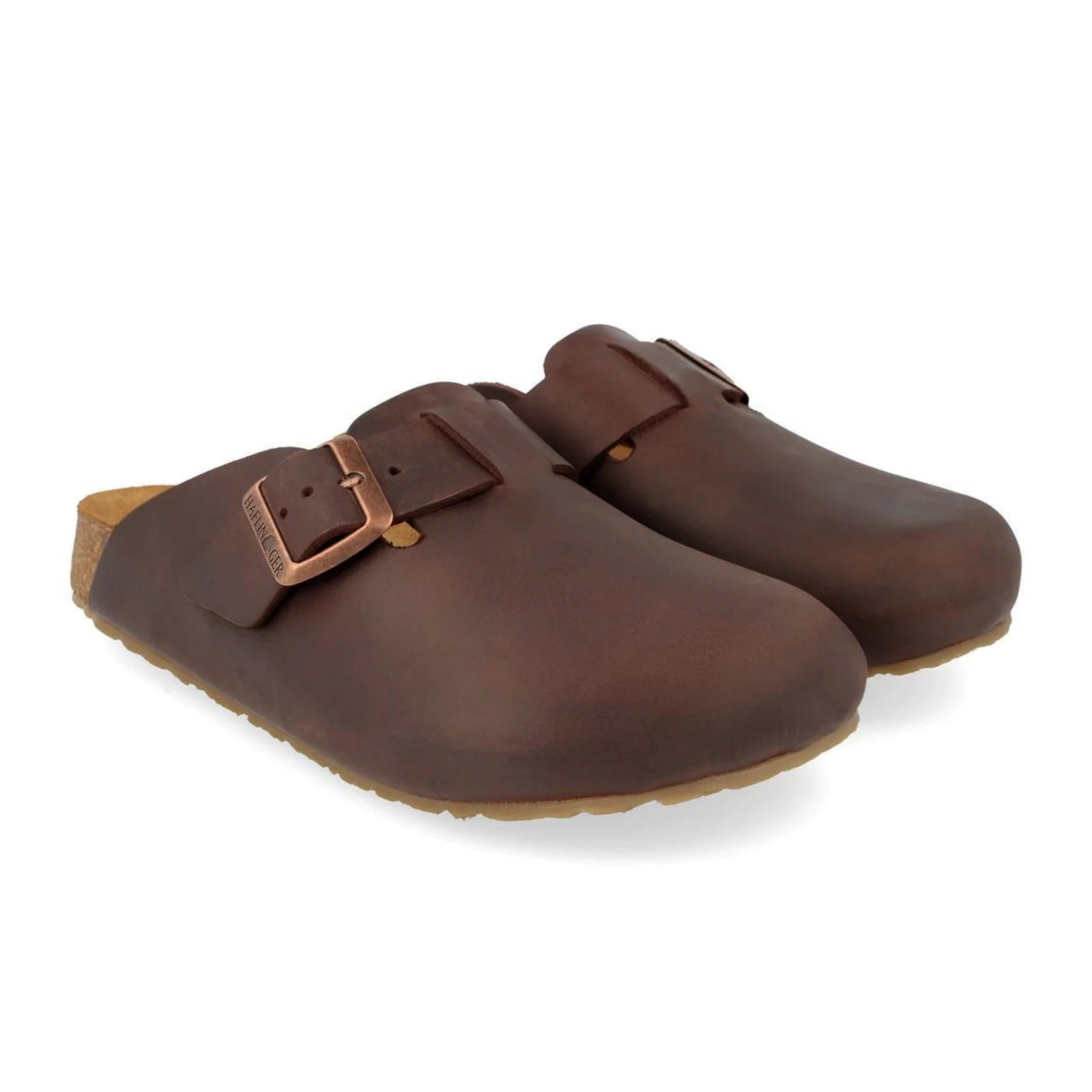 Haflinger Porto Clog (Unisex) - Dark Brown