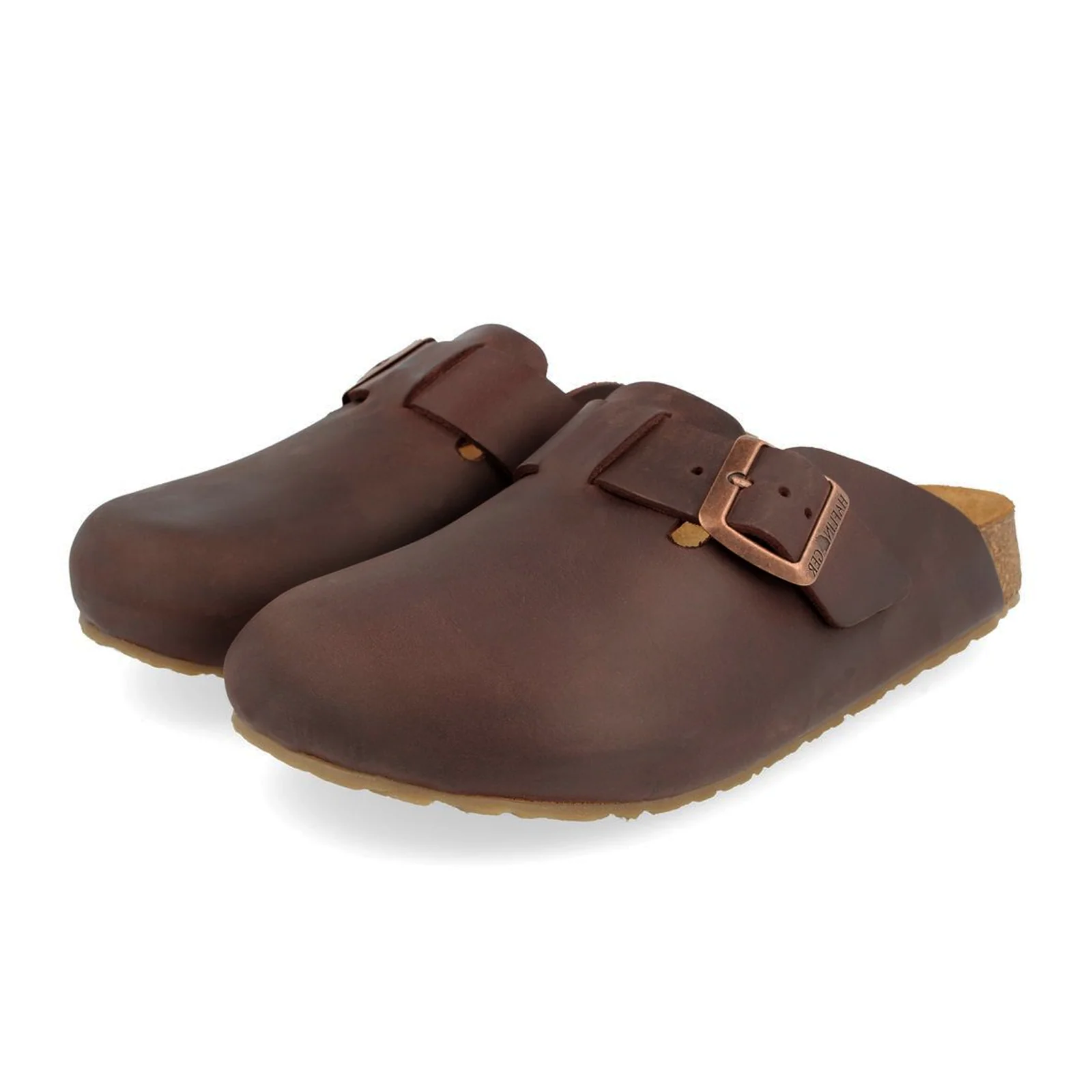 Haflinger Porto Clog (Unisex) - Dark Brown - Image 2