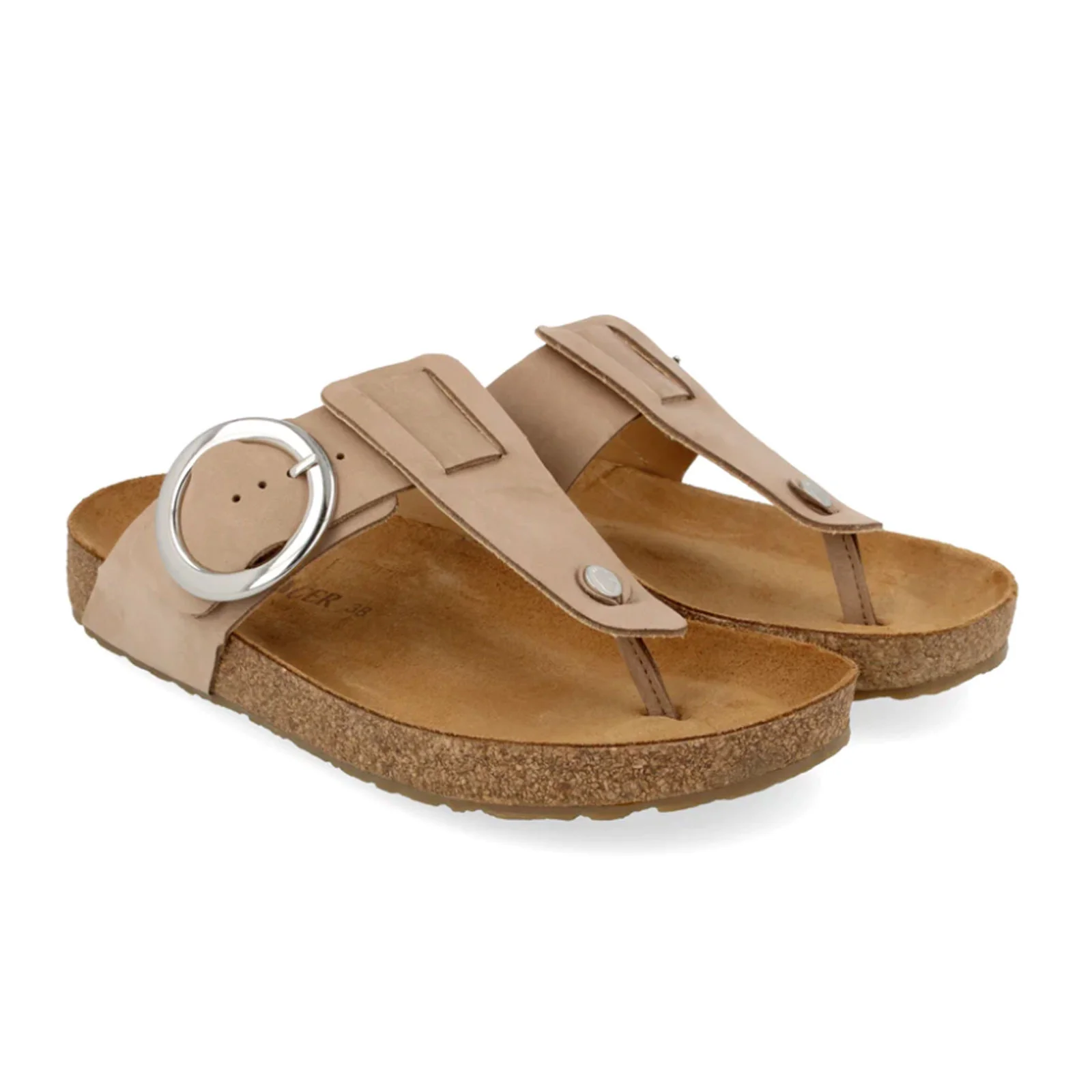 Haflinger Round Buckle Corinna Sandal (Women) - Costa