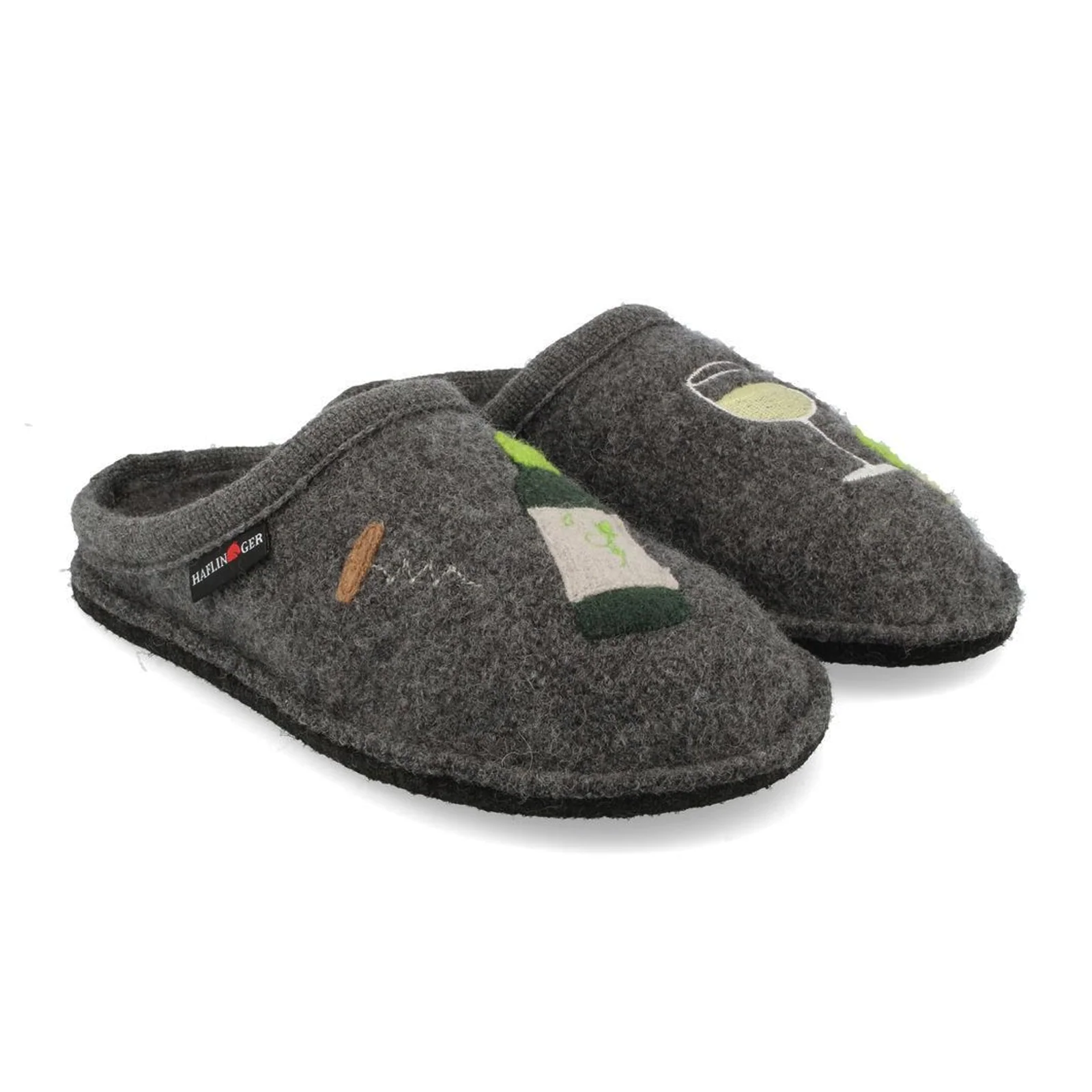 Haflinger Wine Time Slipper (Women) - Grey