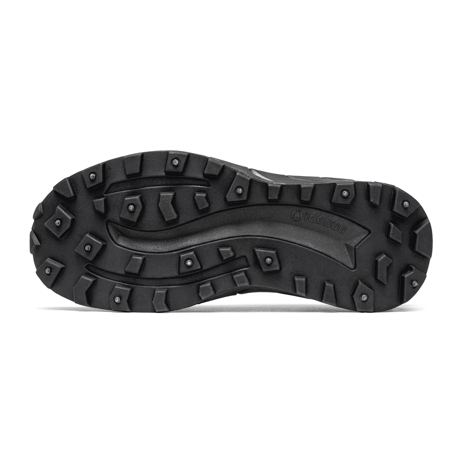 Icebug Arcus 2 BUGrip GTX Running Shoe (Men) - True Black with Studs - Image 6