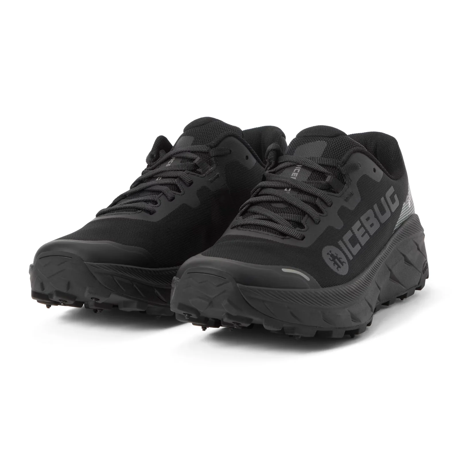 Icebug Arcus 2 BUGrip GTX Running Shoe (Women) - True Black with Studs - Image 3