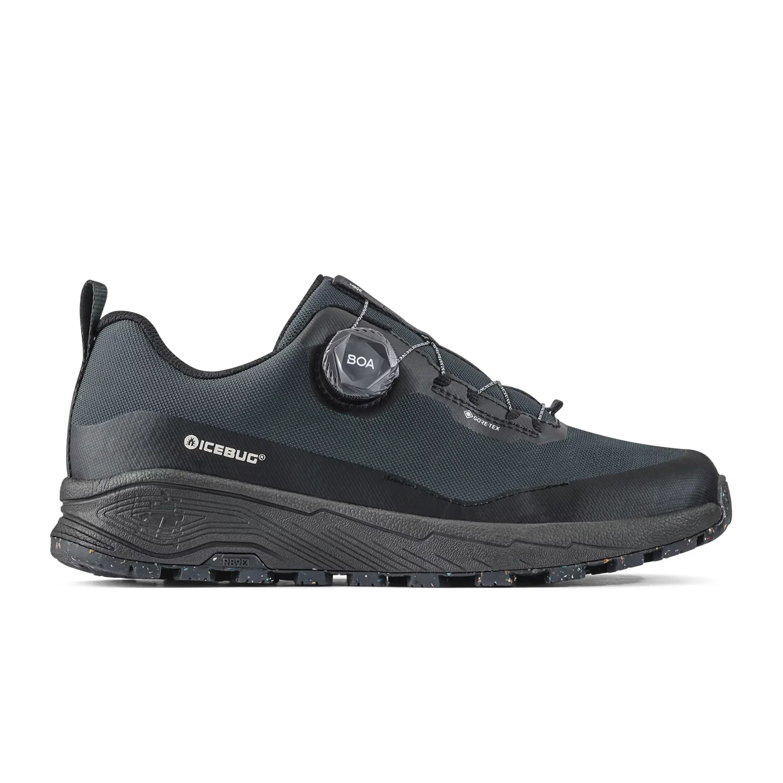 Icebug Haze RB9X GTX Running Shoe (Men) - Black/Granite