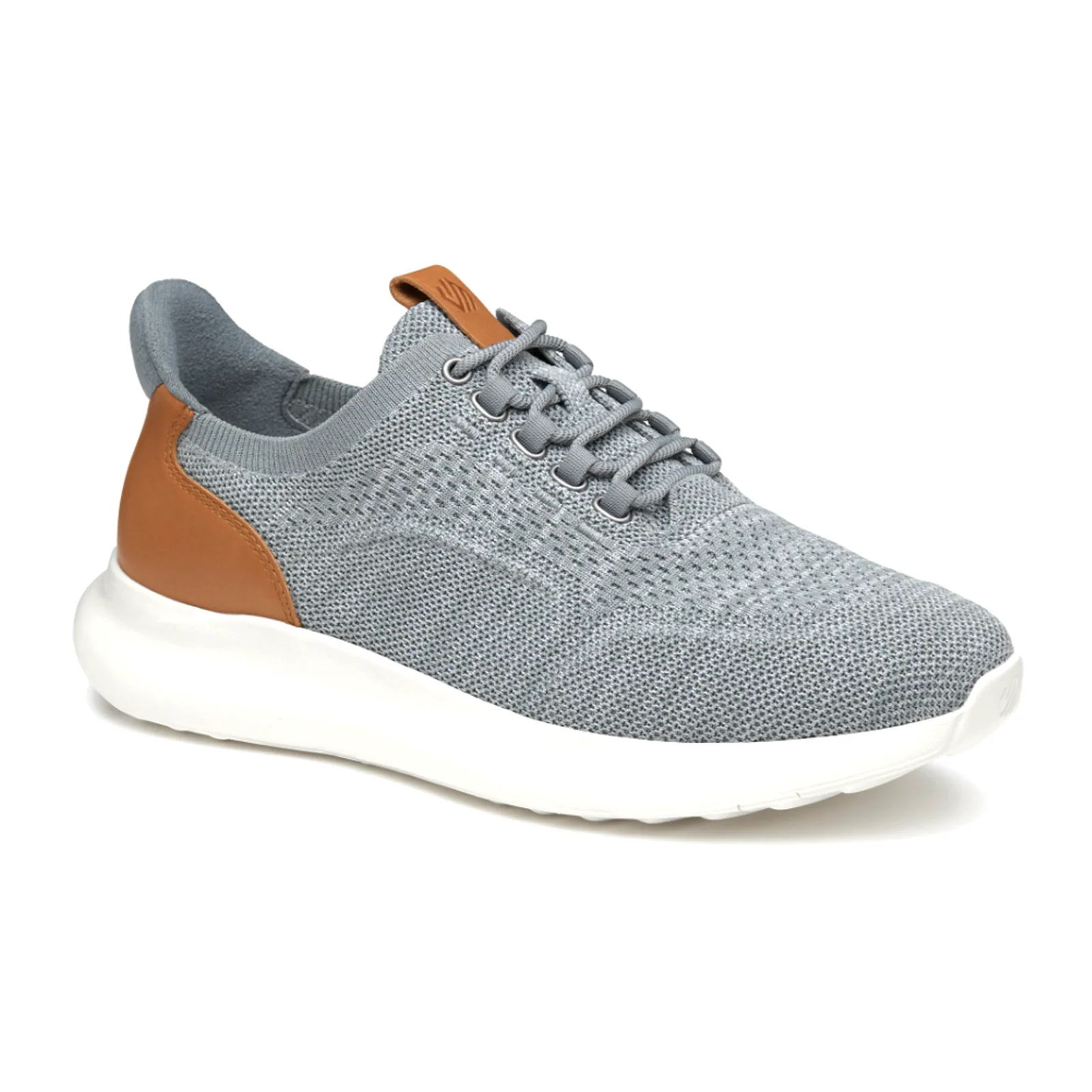 Johnston & Murphy Amherst 2.0 Knit Plain Toe Lace Up (Men) - Gray Heathered Knit - Image 2