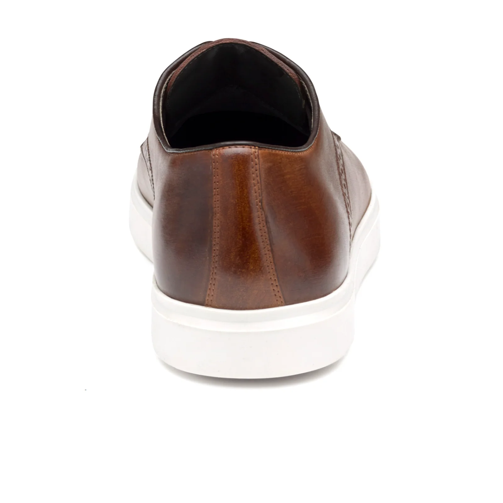 Johnston & Murphy Brody Plain Toe Oxford (Men) - Brown Hand-Stained Full Grain - Image 3