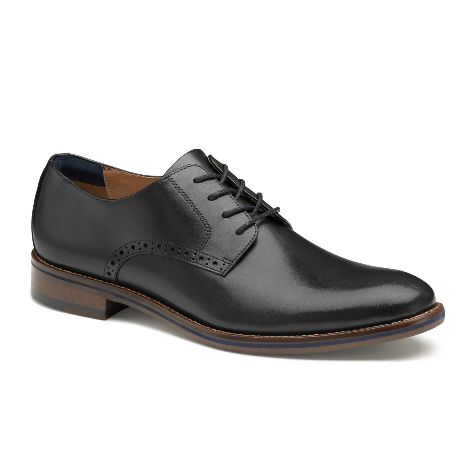 Johnston & Murphy Conard 2.0 Plain Toe Oxford (Men) - Black Full Grain - Image 4