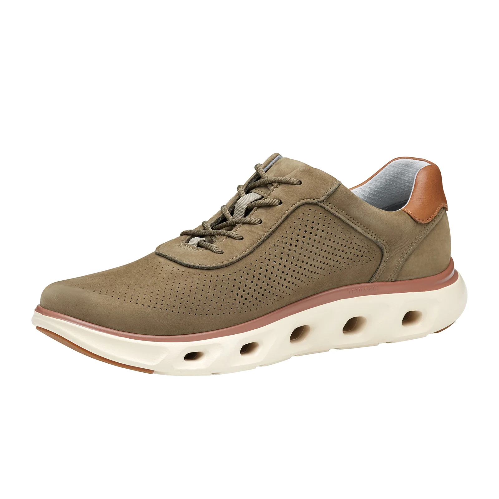 Johnston & Murphy Reactivate U-Throat Sneaker (Men) - Taupe Nubuck - Image 2