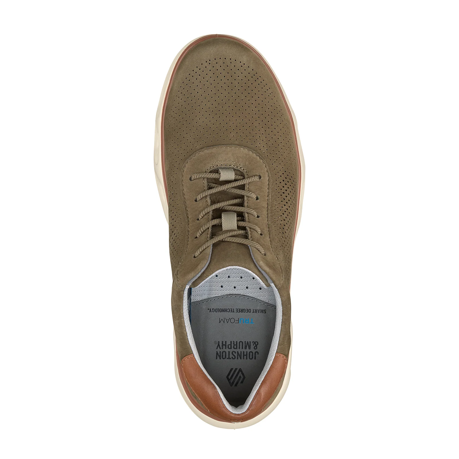 Johnston & Murphy Reactivate U-Throat Sneaker (Men) - Taupe Nubuck - Image 6