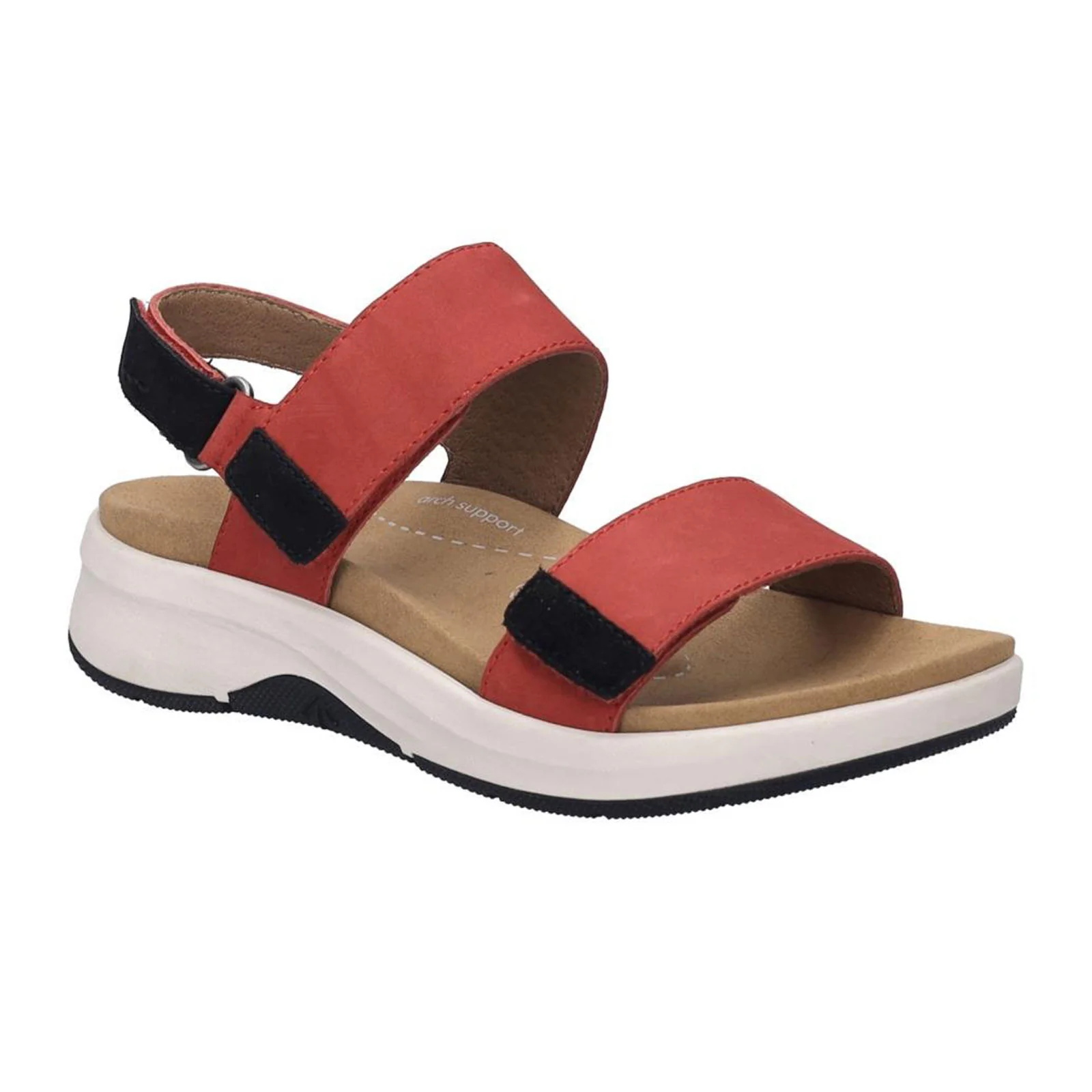 Josef Seibel Estelle 04 Backstrap Sandal (Women) - Red - Image 3