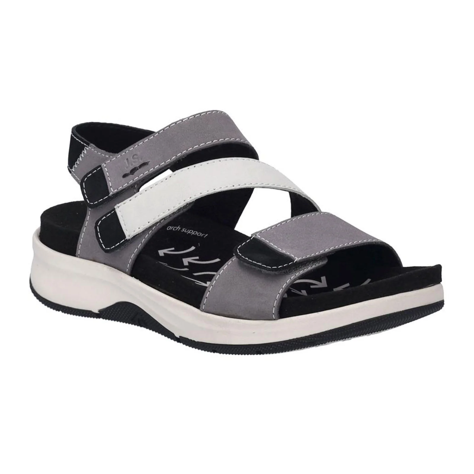 Josef Seibel Estelle 06 Backstrap Sandal (Women) - Gray - Image 3