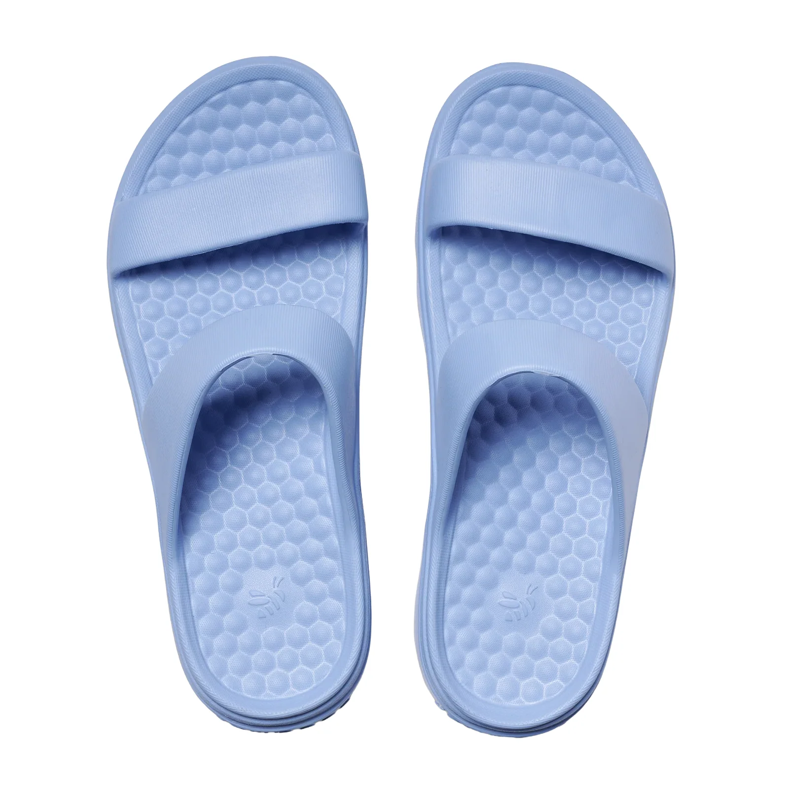 Joybees Riviera Slide Sandal (Women) - Solid Blue - Image 3