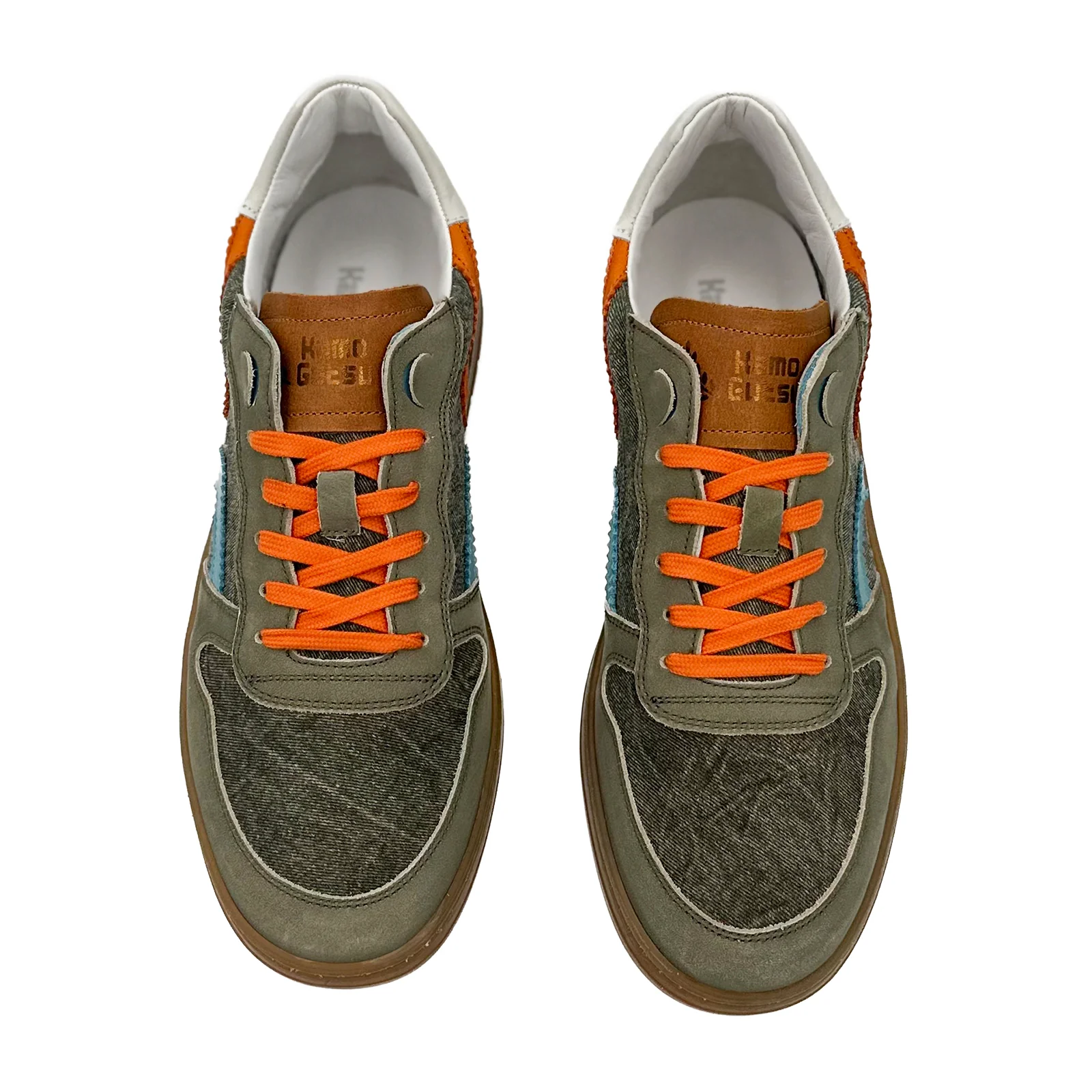 Kamo-Gutsu CAMPO 048 Sneaker (Men) - Medusa/Olive - Image 4