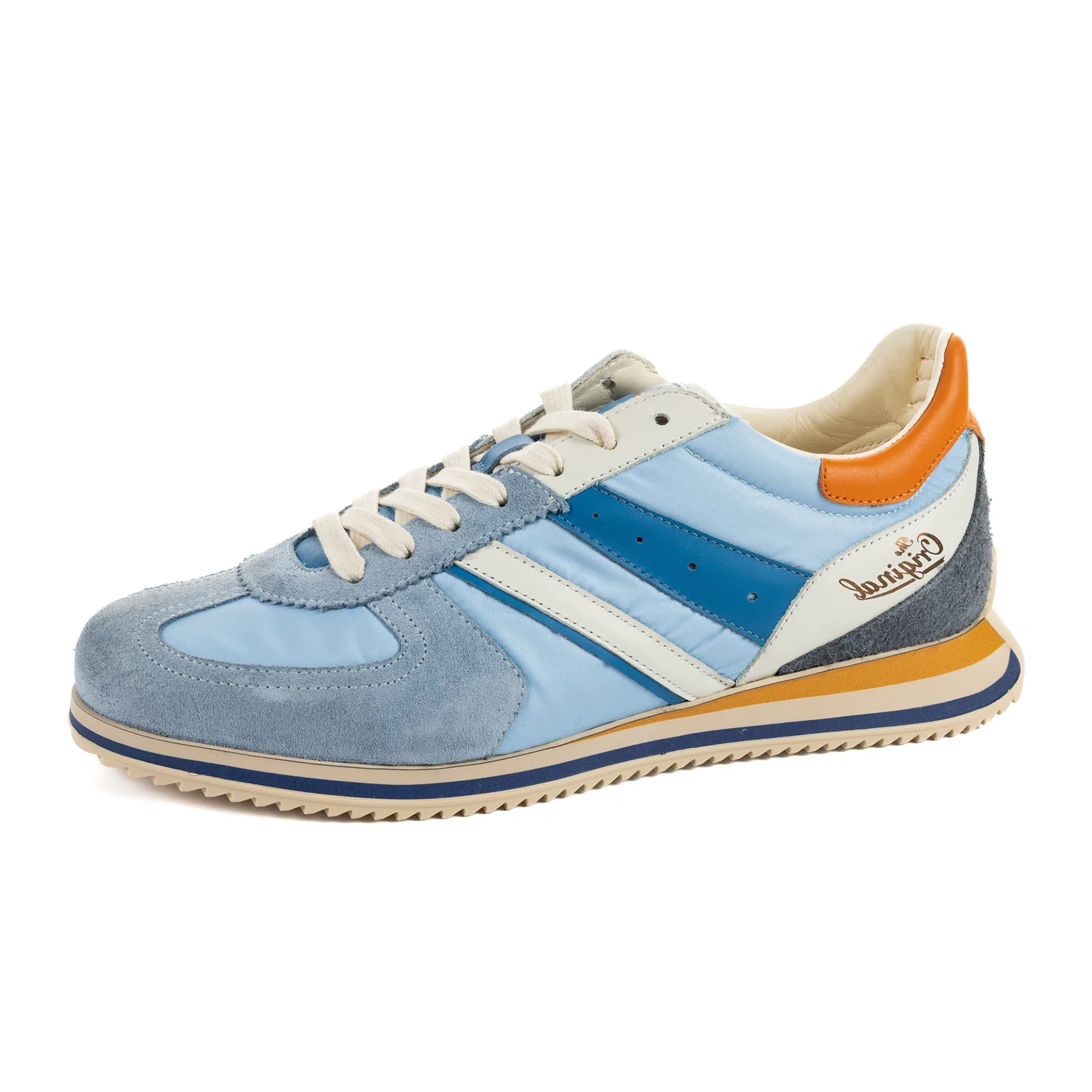 Kamo-Gutsu GIRO 005 Low Sneaker (Men) - Azure Combi - Image 2