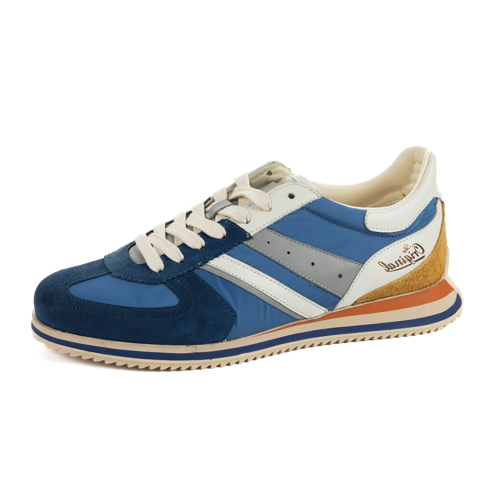 Kamo-Gutsu GIRO 005 Low Sneaker (Men) - Blu Combi - Image 2