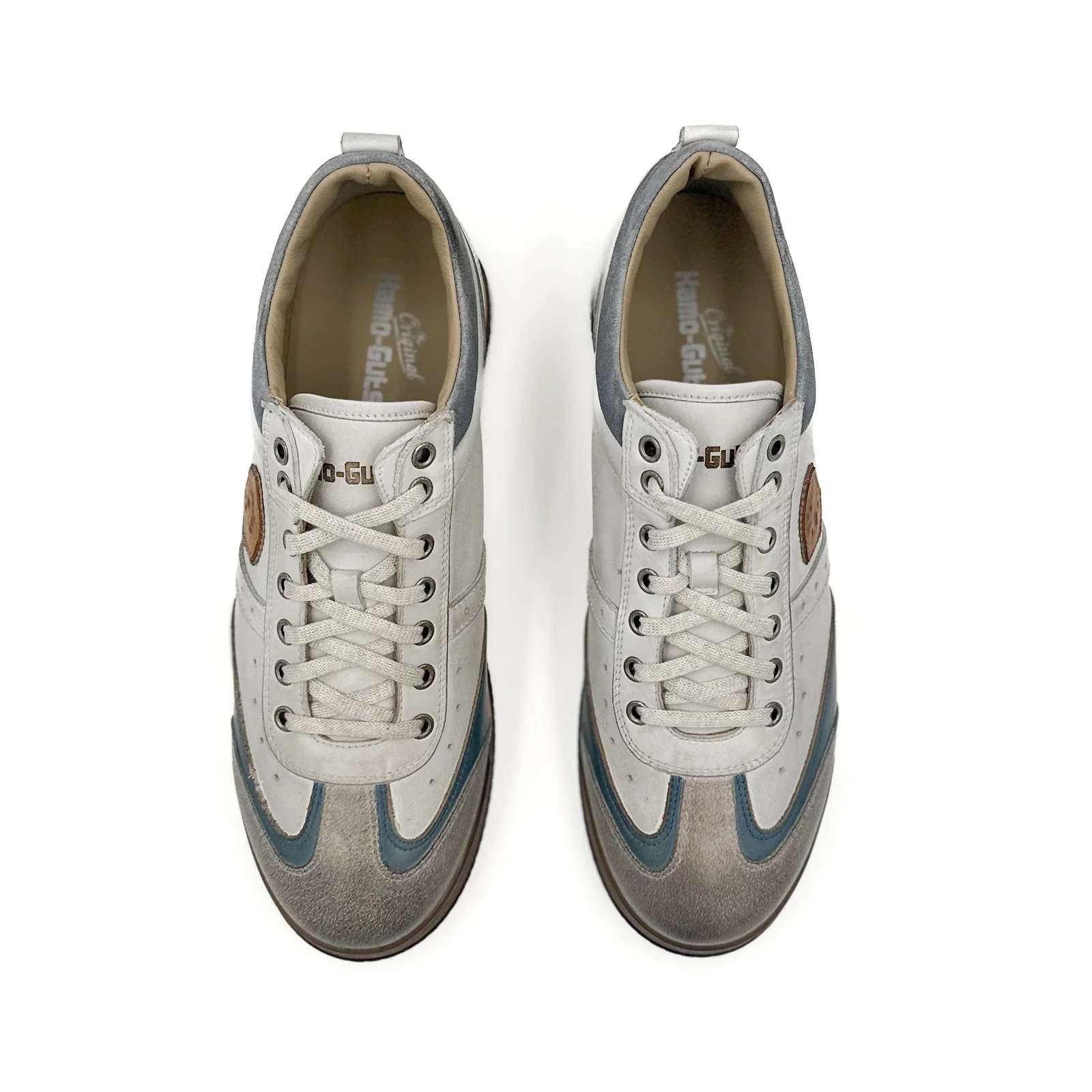 Kamo-Gutsu SCUDO 005 Sneaker (Men) - Bianco Combi - Image 4