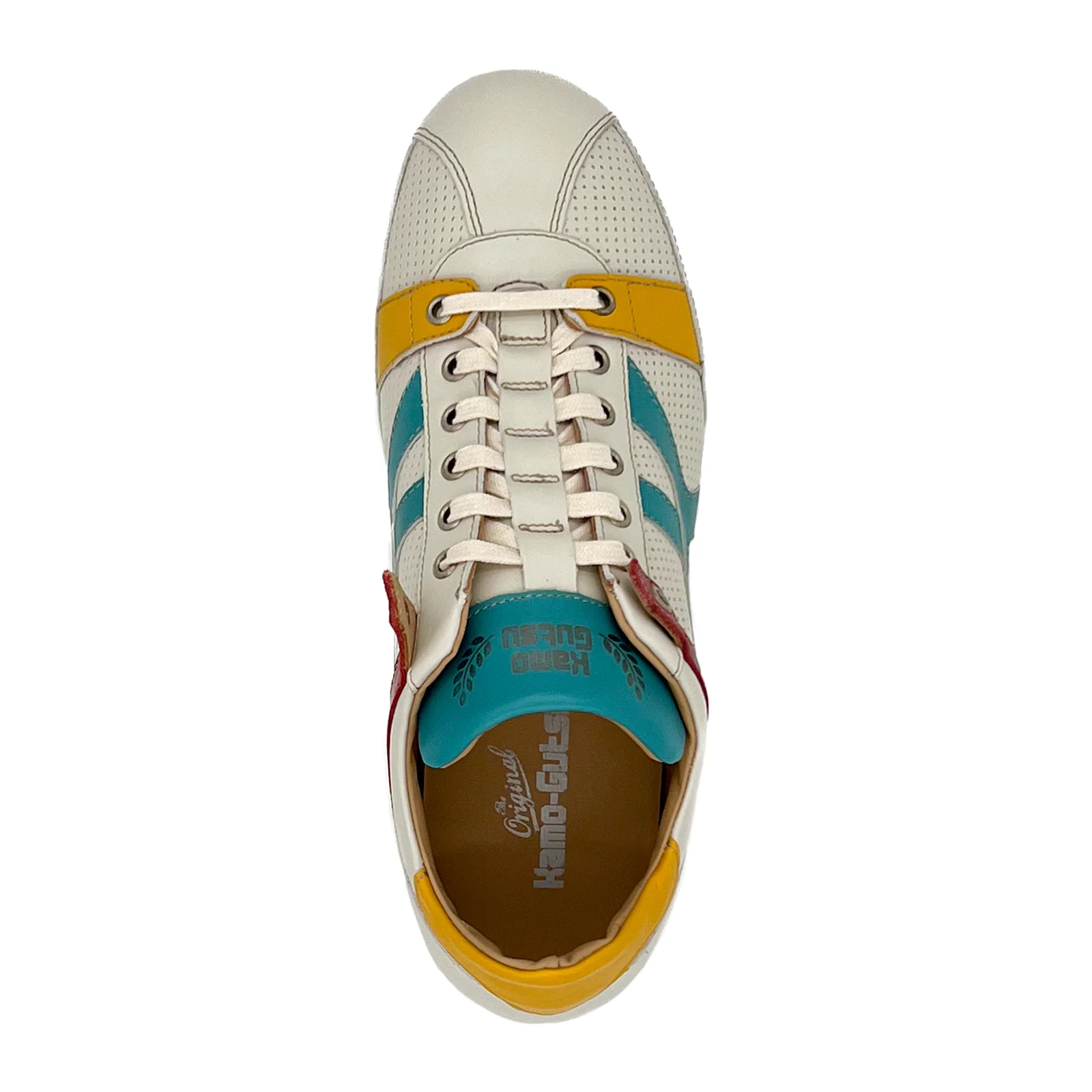 Kamo-Gutsu TIFO 044 Low Sneaker (Men) - Bianco/Atlantico - Image 4