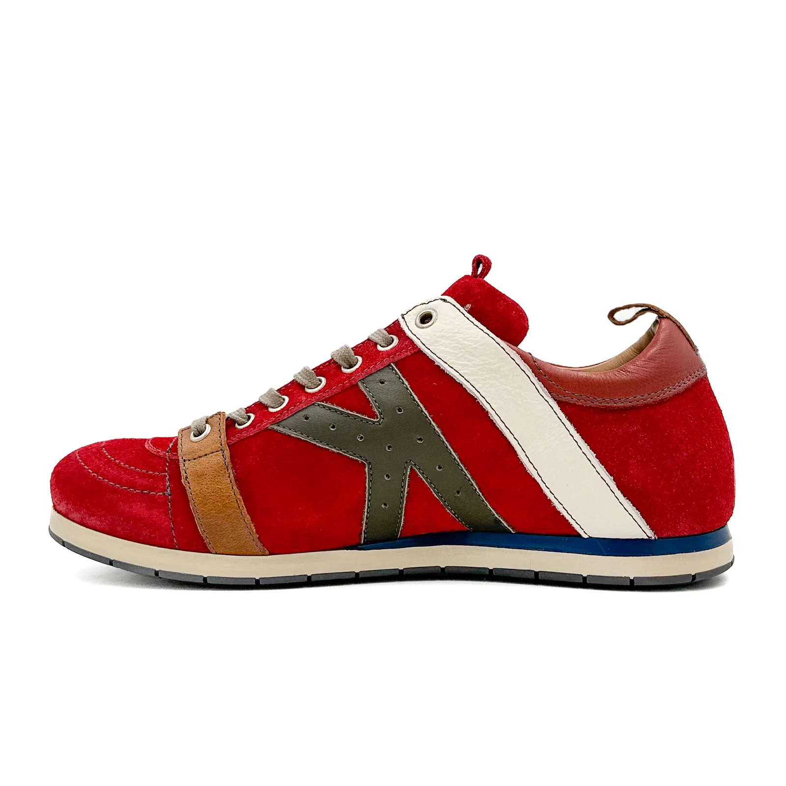 Kamo-Gutsu TIFO 042 Low Sneaker (Men) - Rosso Oil/Cactus - Image 2