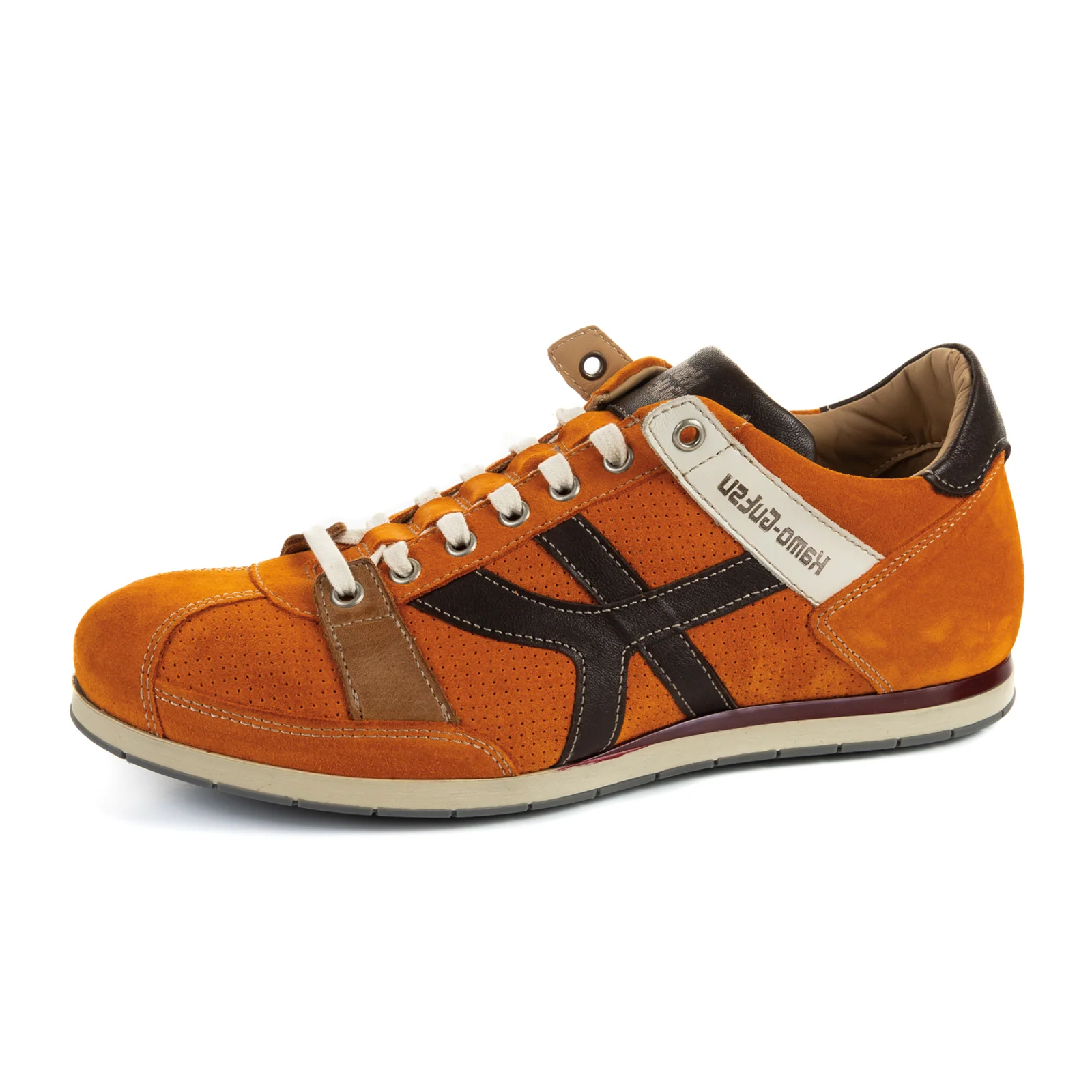 Kamo-Gutsu TIFO 044 Low Sneaker (Men) - Cam Arancio/Brown - Image 2