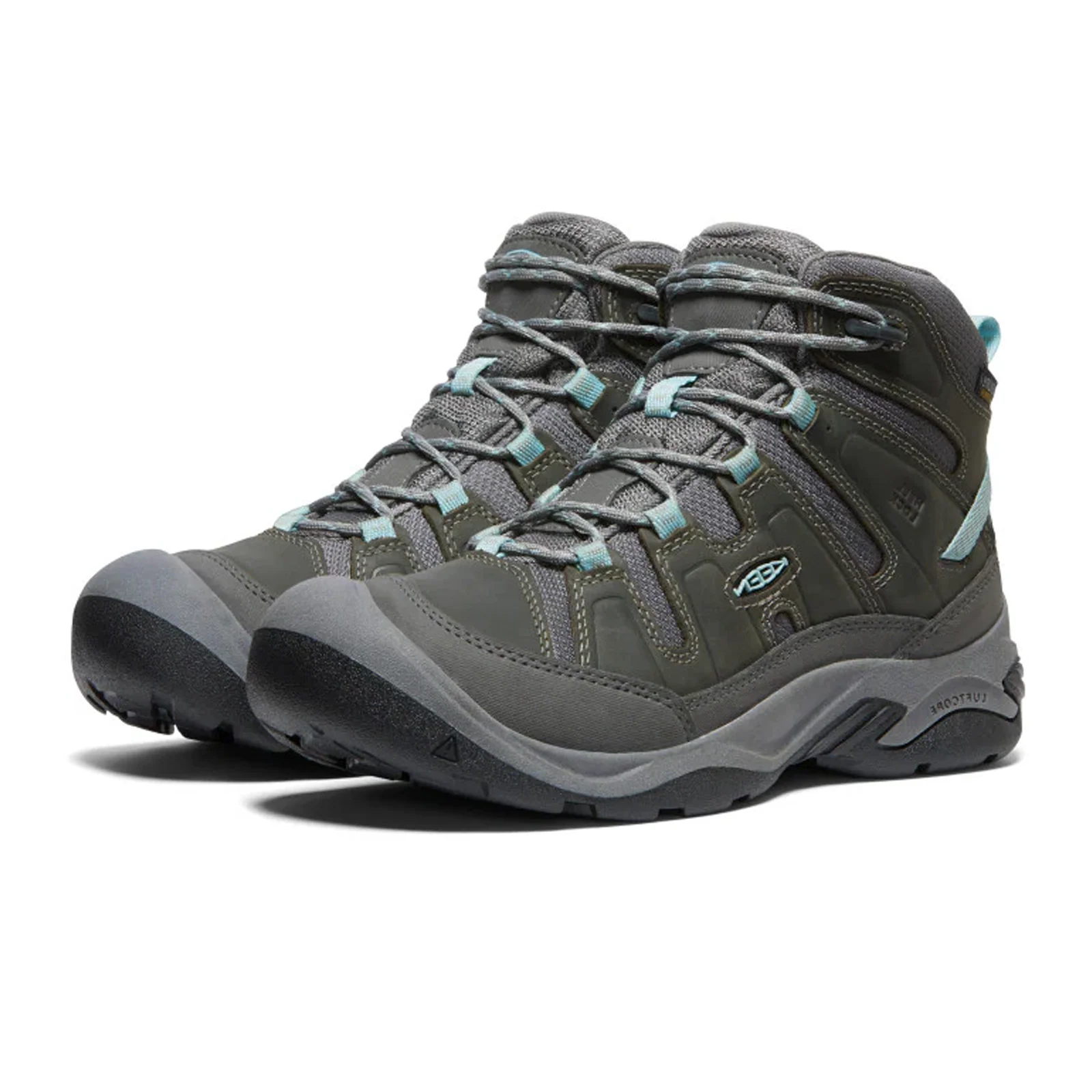 Keen Circadia Mid Waterproof Hiking Boot (Women) - Steel Grey/Cloud Blue - Image 2