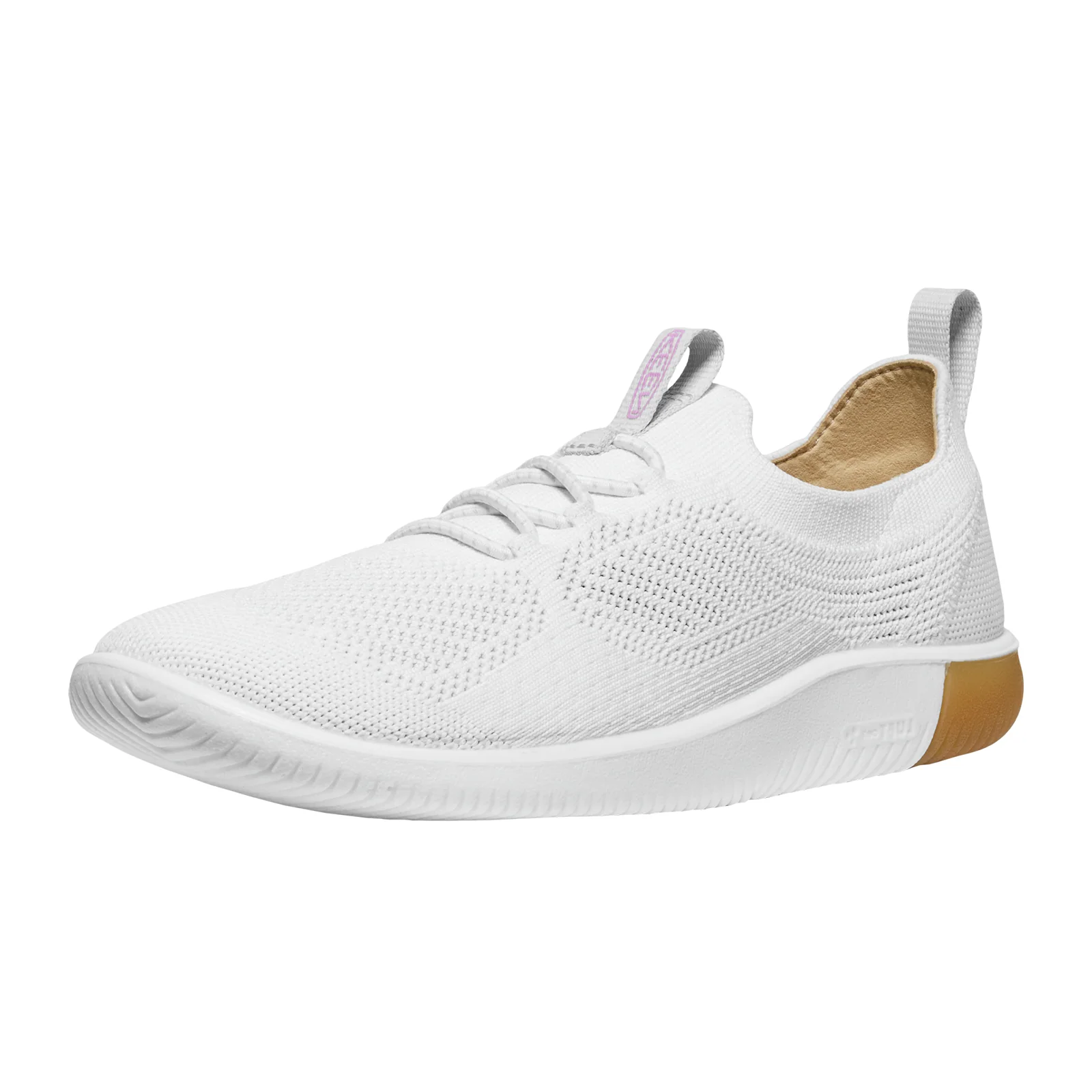 Keen KNX Knit Lace Sneaker (Women) - Star White/Moonlite Mauve - Image 2