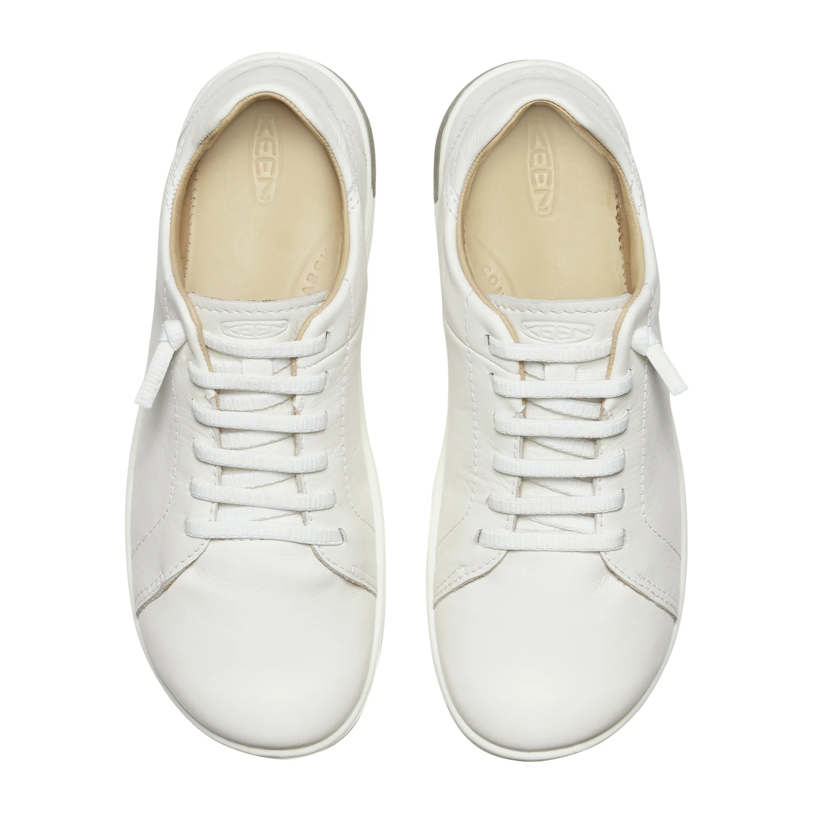 Keen KNX Lace Sneaker (Women) - Star White/Star White - Image 4