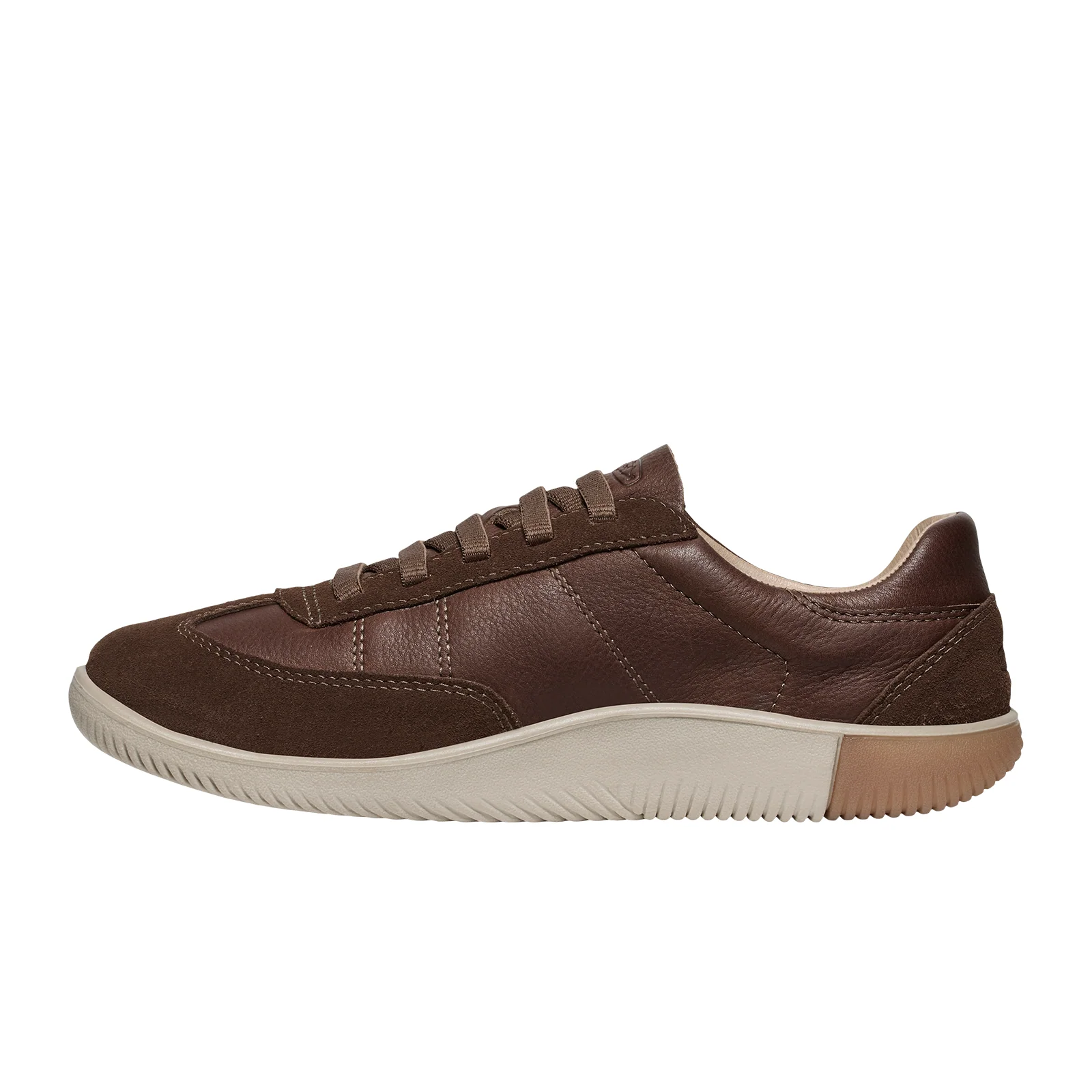 Keen KNX T-Toe Sneaker (Men) - Dark Earth/Plaza Taupe - Image 2