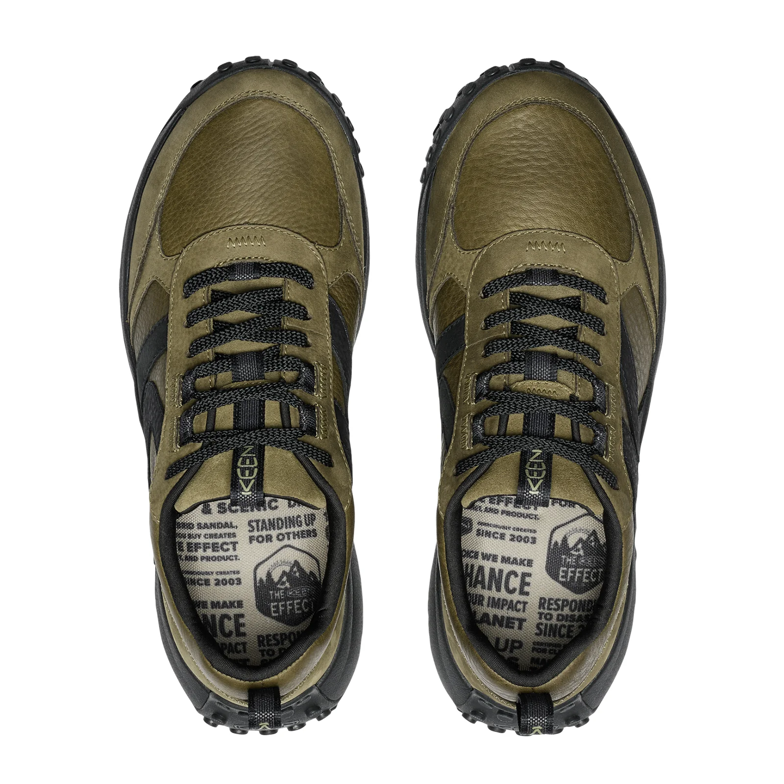 Keen KS86 Sneaker (Men)- Dark Olive/Black Leather - Image 5