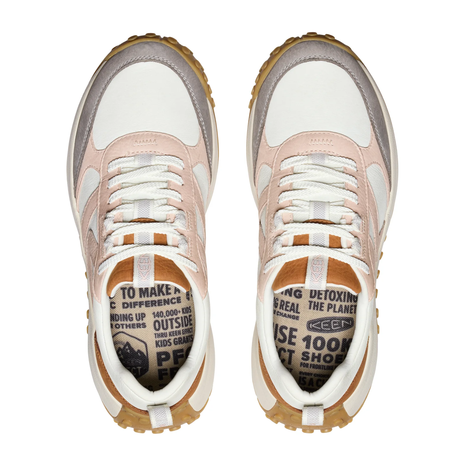 Keen KS86 Sneaker (Women) - Maple/Cameo Rose Leather - Image 4
