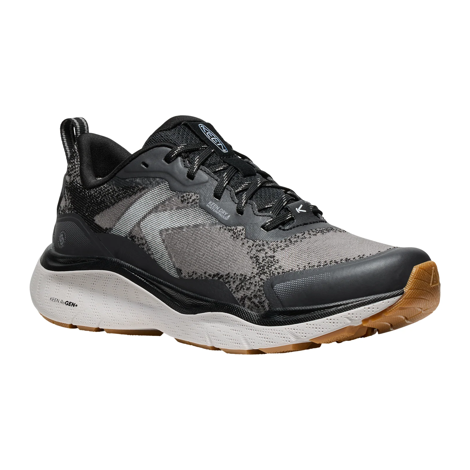 Keen Leiki Waterproof Sneaker (Women) - Black/Steel Grey - Image 3