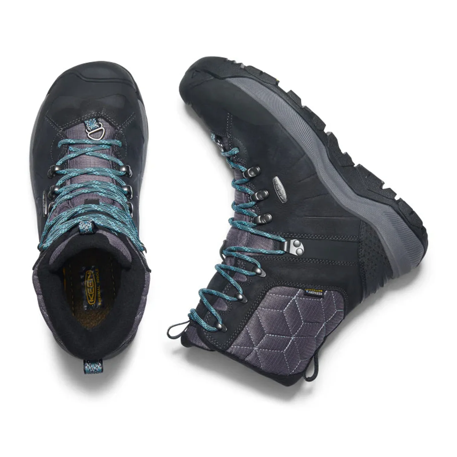 Keen Revel IV High Polar Boot (Women) - Raven/North Atlantic - Image 4