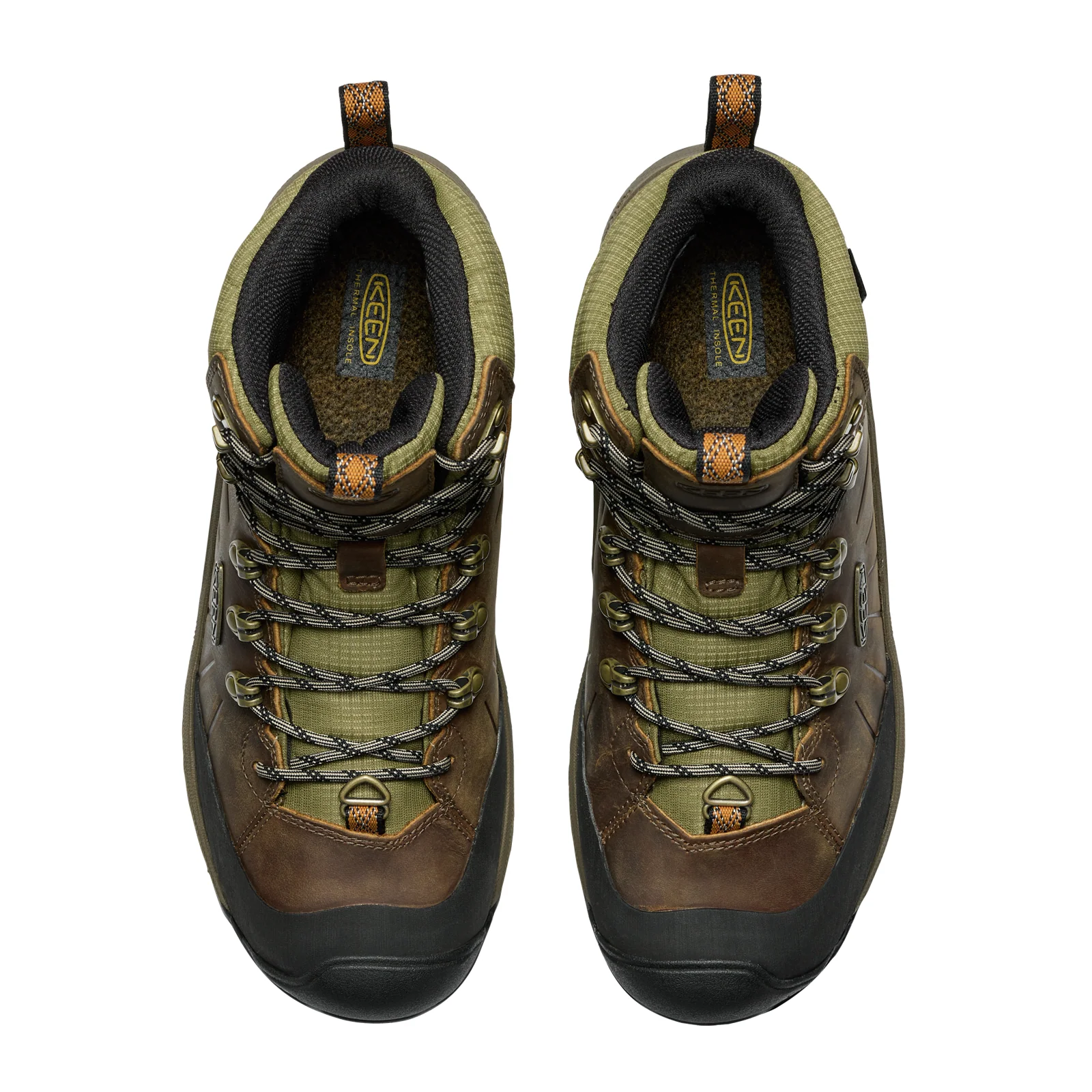 Keen Revel IV Mid Polar Boot (Men) - Bison/Orange Pepper - Image 4