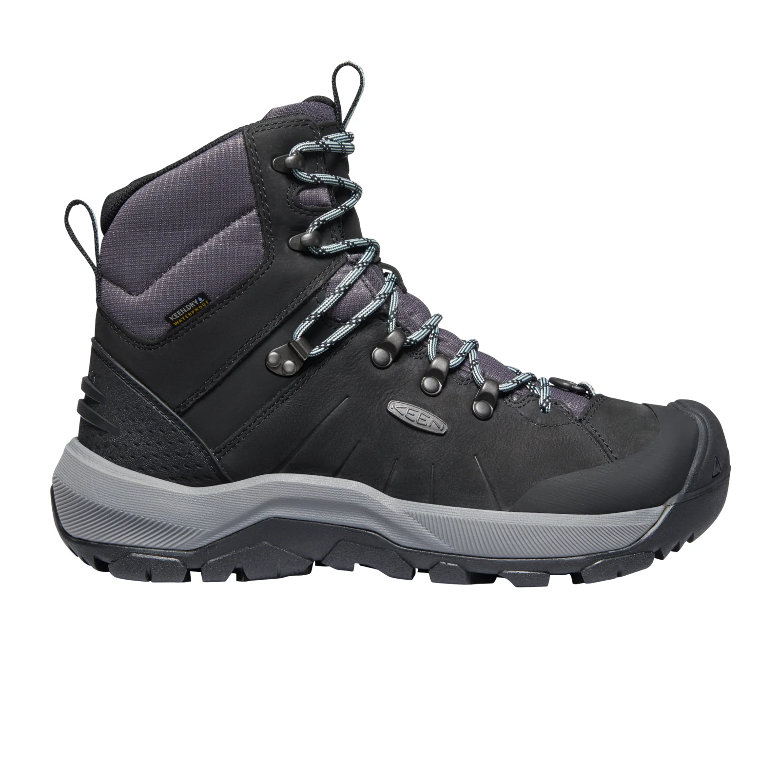 Keen Revel IV Mid Polar Boot (Women) - Black/Harbor Gray