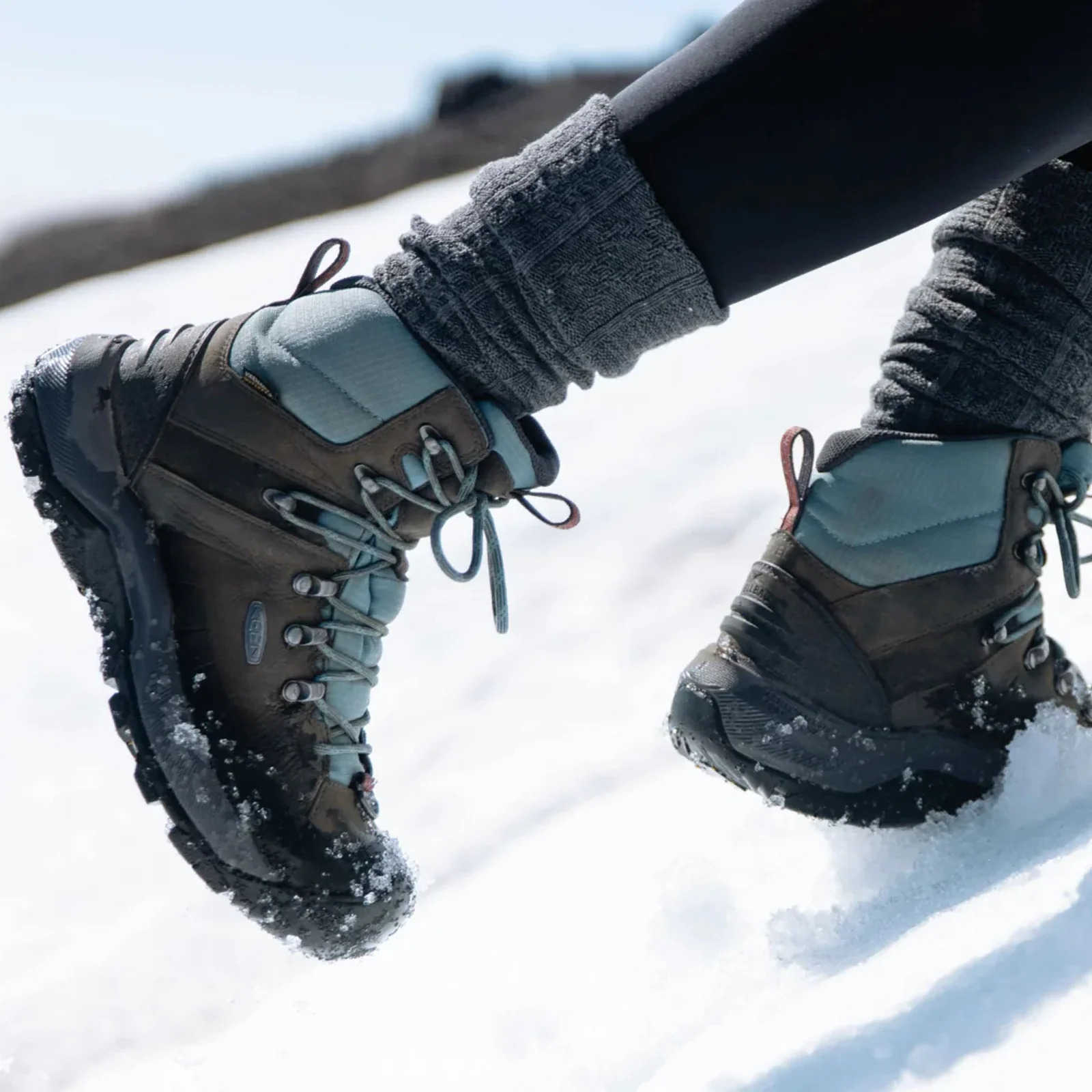 Keen Revel IV Mid Polar Boot (Women) - Magnet/North Atlantic - Image 8
