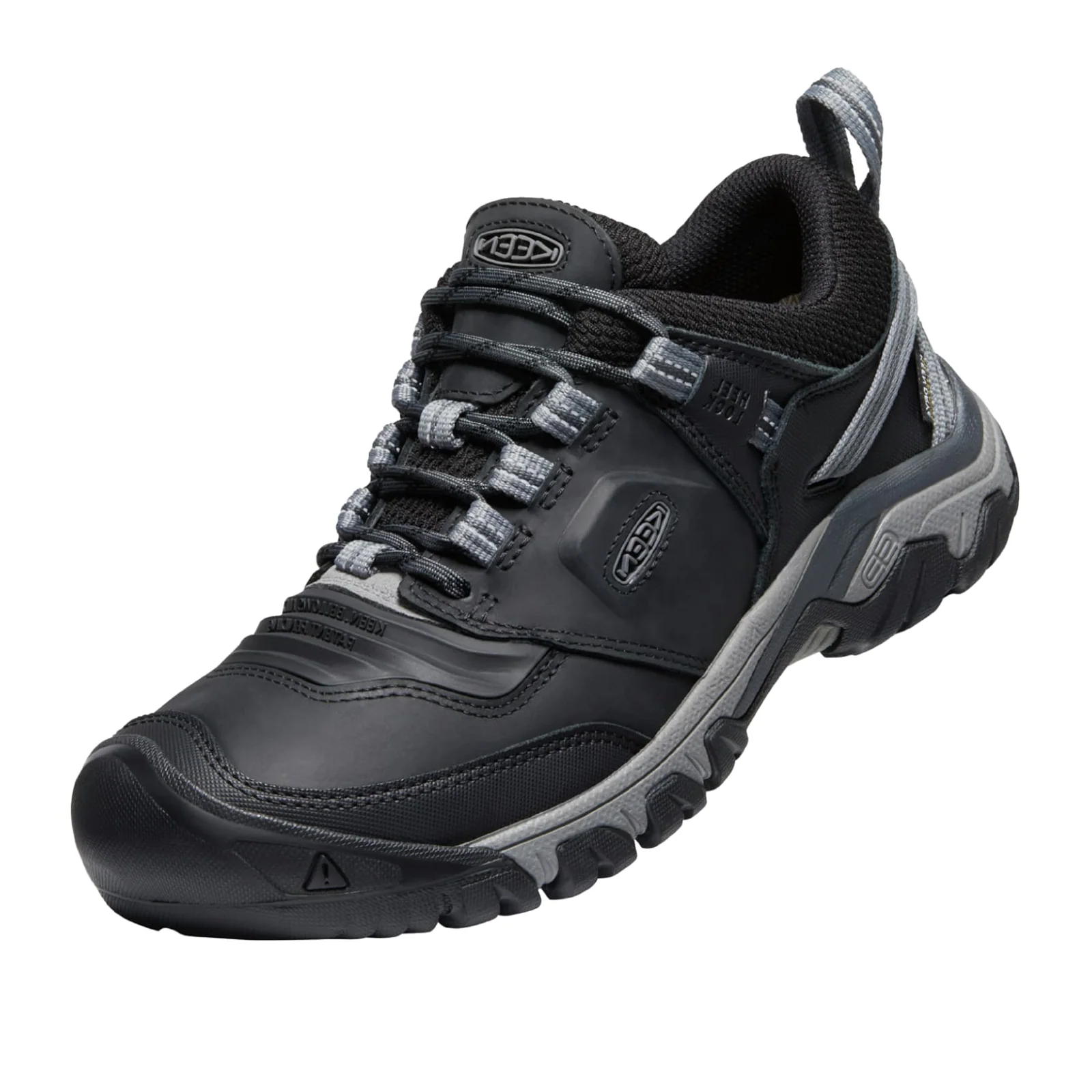 Keen Ridge Flex Waterproof Hiking Shoe (Men) - Black/Magnet - Image 2