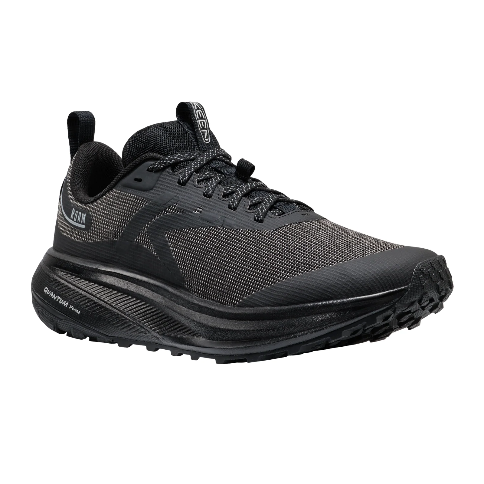 Keen Roam Running Shoe (Men) - Black/Black - Image 2