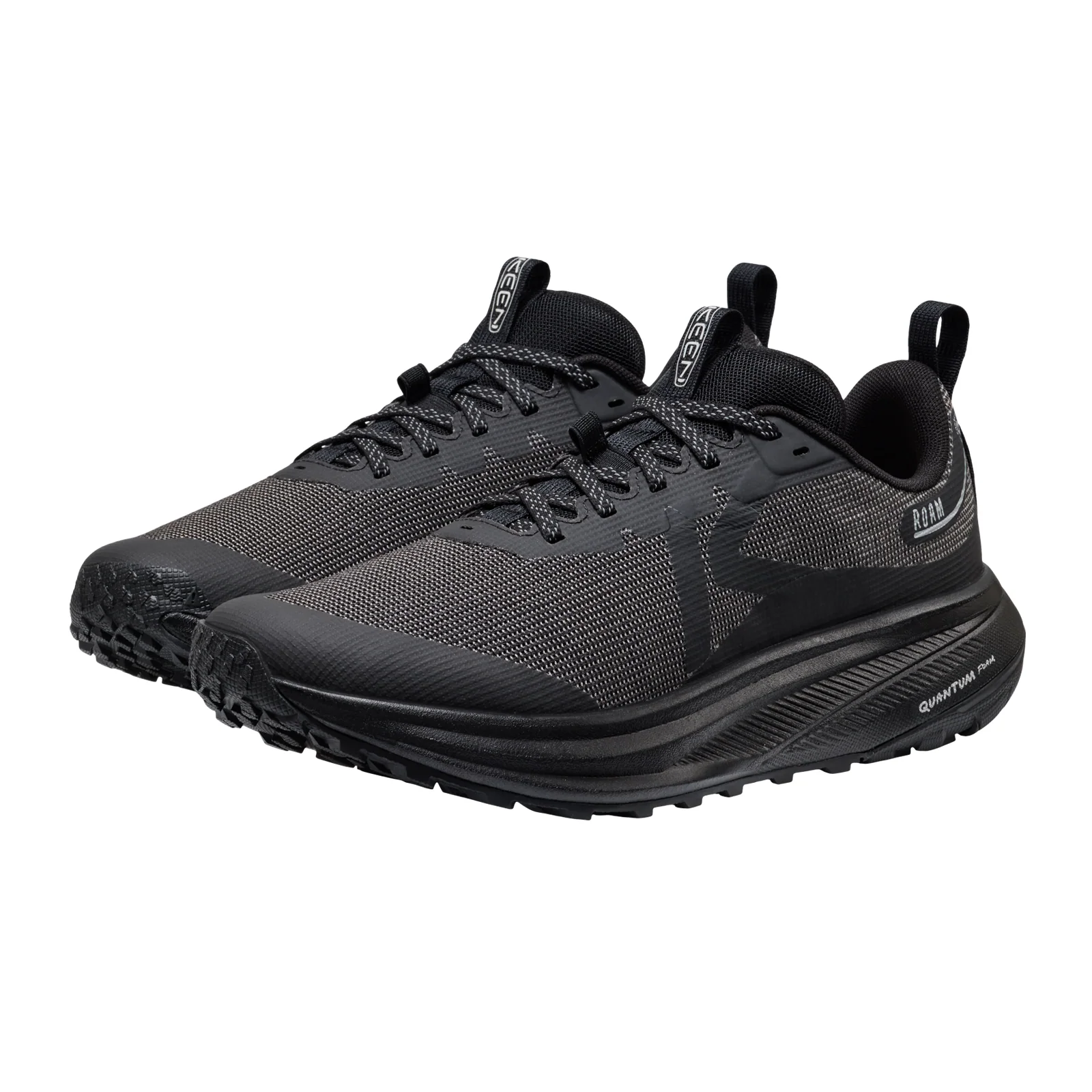 Keen Roam Running Shoe (Men) - Black/Black - Image 3