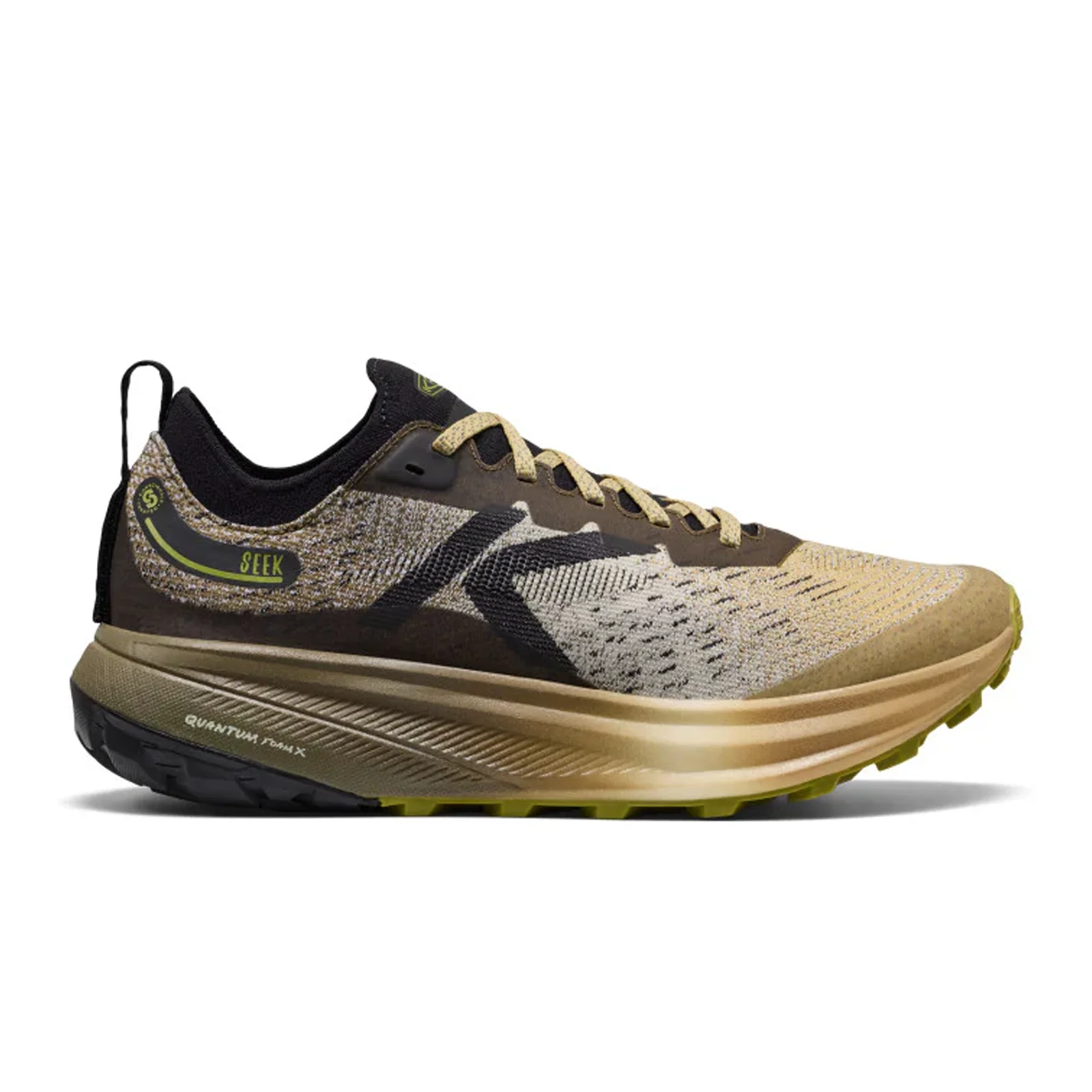 Keen Seek Trail Running Shoe (Men) - Dark Olive/Khaki